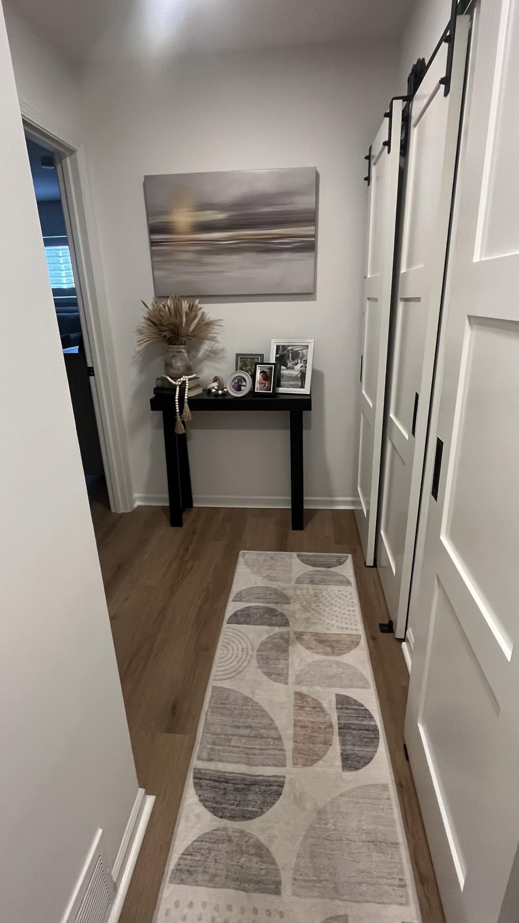 Plank+Beam Solid Wood Console Table, 46 Inch, Sofa Table, Narrow Entryway Table for Hallway, Behind The Couch, Living Room, Foyer, Easy Assembly, Blonde customer photo 2