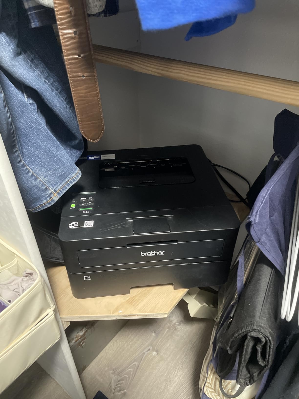Brother HL-L2460DW Wireless Compact Monochrome Laser Printer with Duplex, Mobile Printing, Black & White Output customer photo 2