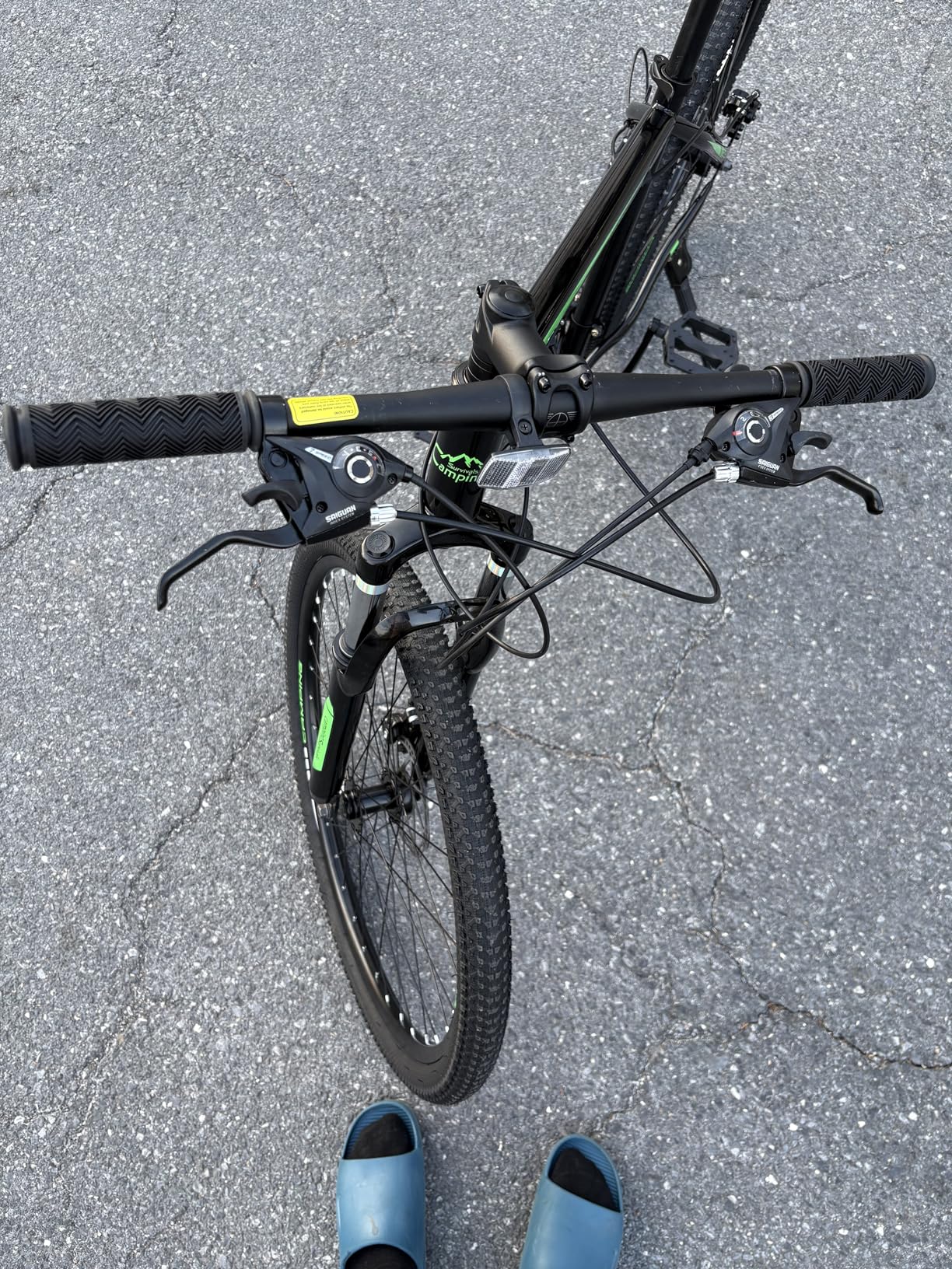 Ktaxon Mountain Bike 24/26/27.5 Inch Men & Women Mountain Bike with 21-Speed Adult Bikes, Double Disc Brake, Suspension Fork and High Carbon Steel Frame customer photo 1