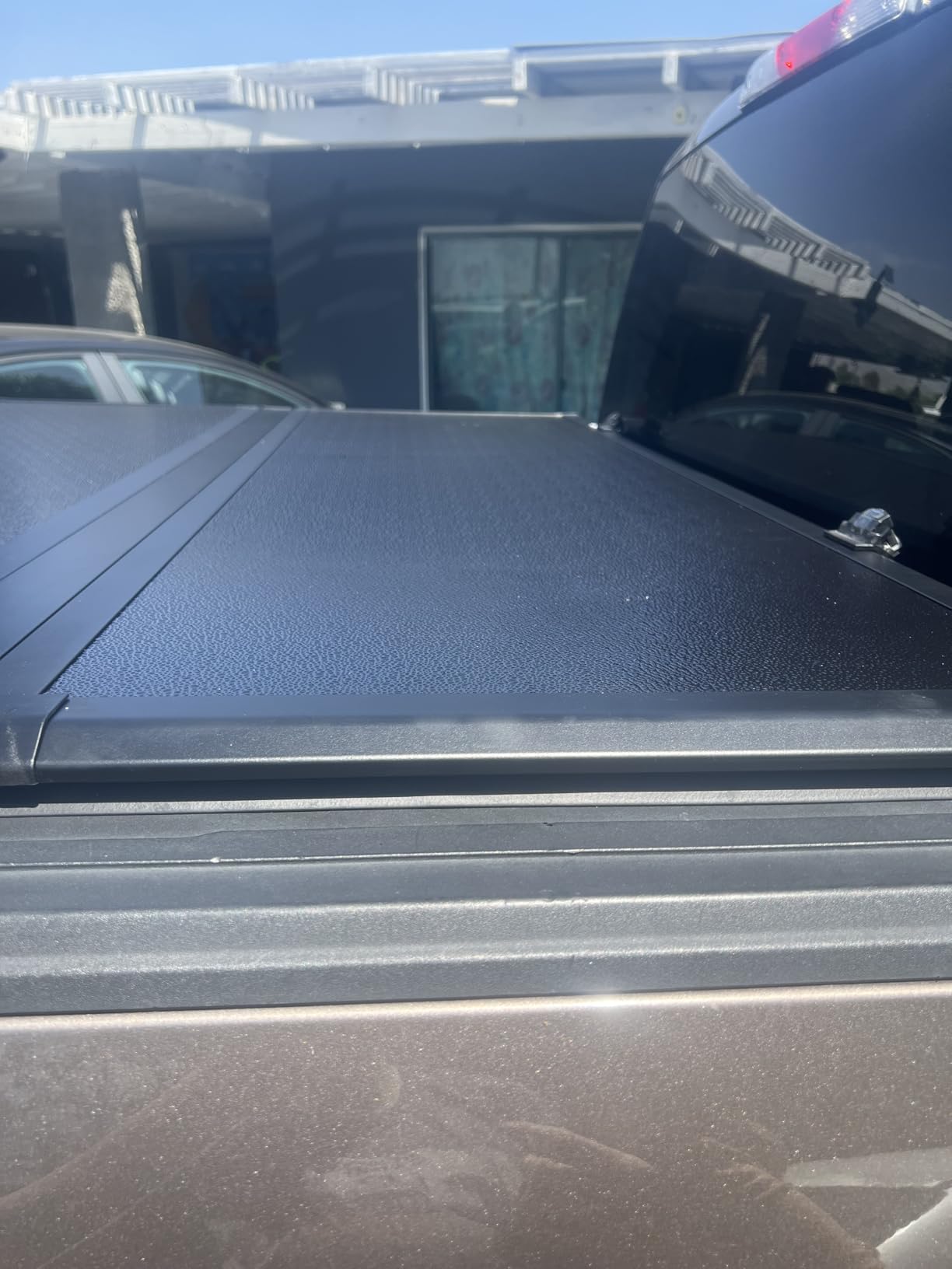 OEDRO FRP Hard Tri-fold Tonneau Cover Fold Truck Bed Covers Compatible with 2015-2026 Ford F150 F-150 with 5.5 Feet Bed customer photo 1