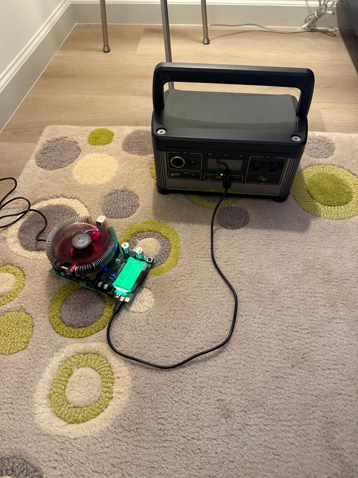 Goal Zero Yeti Portable Power Station, Yeti 500, 499 Watt Hour LiFePO4 Battery, Water Resistant & Dustproof Solar Generator customer photo 2