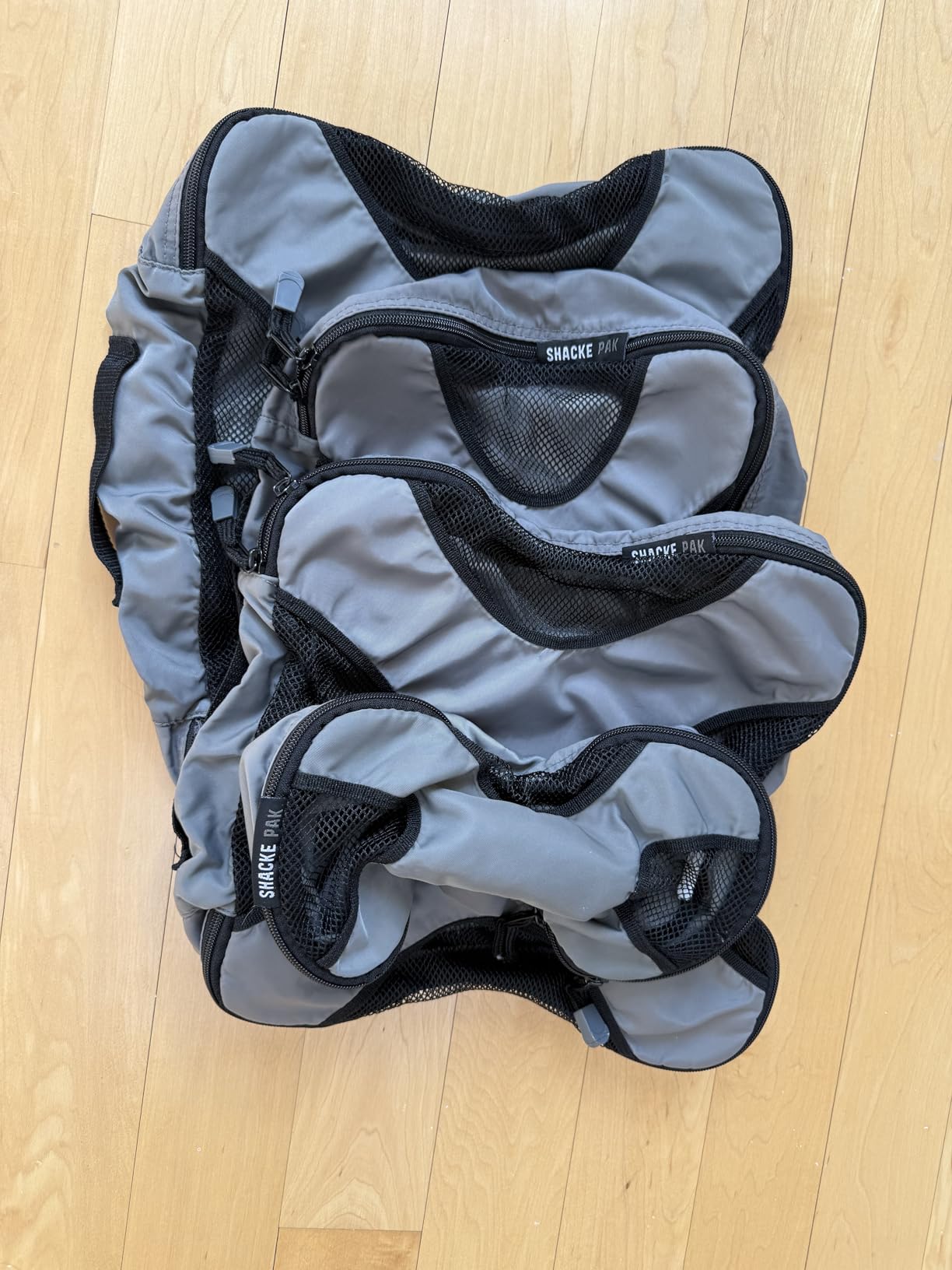 Shacke Packing Cubes for Travel 8 Set - Premium Luggage Organizer Bags - Versatile Travel Organizer for Women and Men - Optimized Packing Bags - Travel Essentials (Navy Blue) customer photo 2