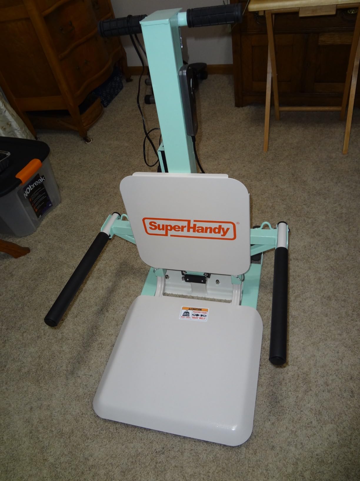 SuperHandy GoRise FC Electric Floor to Chair Lift for Seniors and People with Disabilities - 400 Lbs Capacity, Seating Transfer Assistance, Magnetic Remote [Patent Pending] customer photo 2