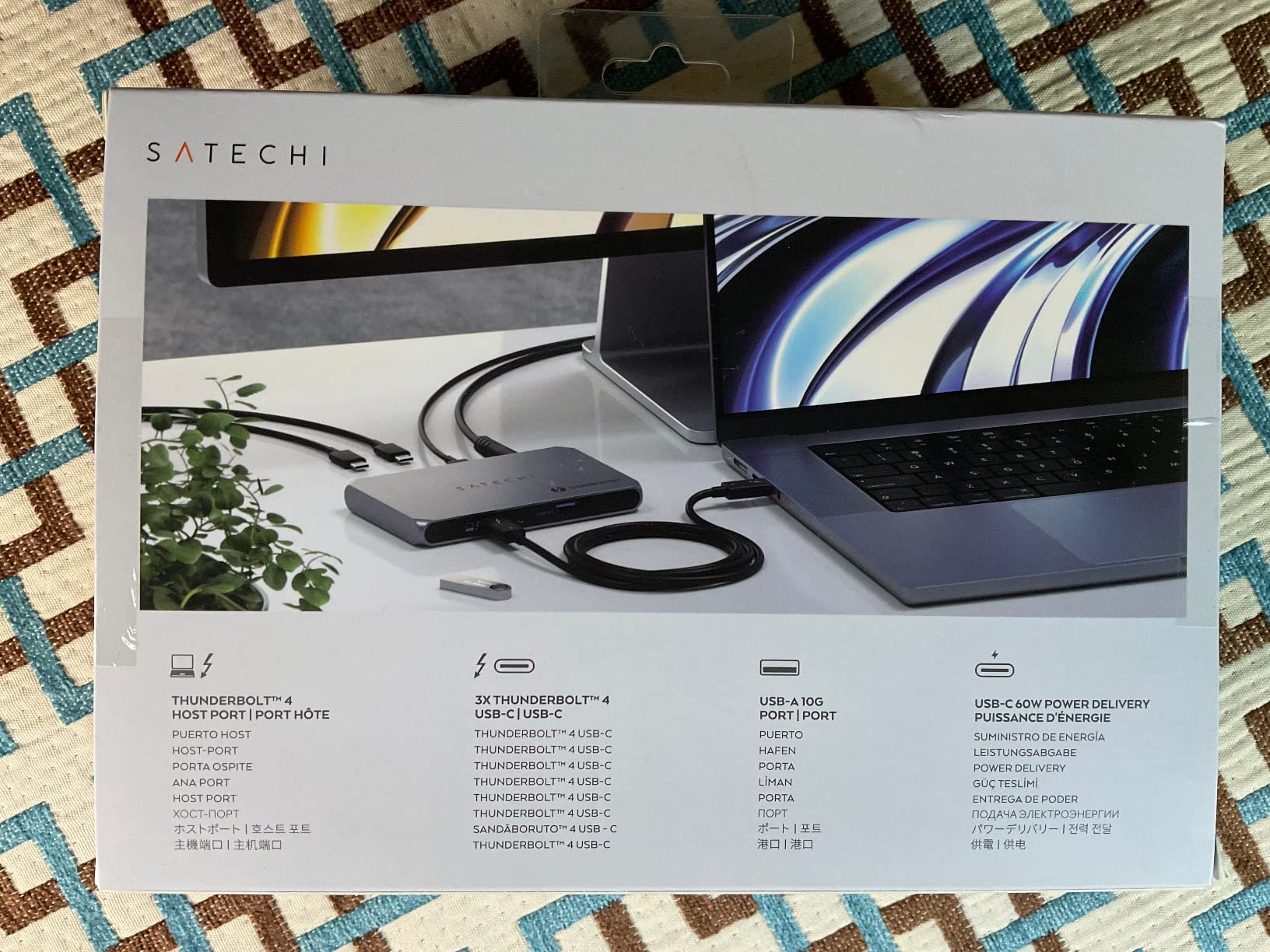 Satechi Thunderbolt 4 Dock Slim Hub Pro, USB C 100W Charging, Single 8K or Dual 4K Display, 4 Thunderbolt 4 Ports, USB 3.2 Gen2, for Mac/Windows, MacBook Air/Pro, Dell, Surface, Lenovo customer photo 2
