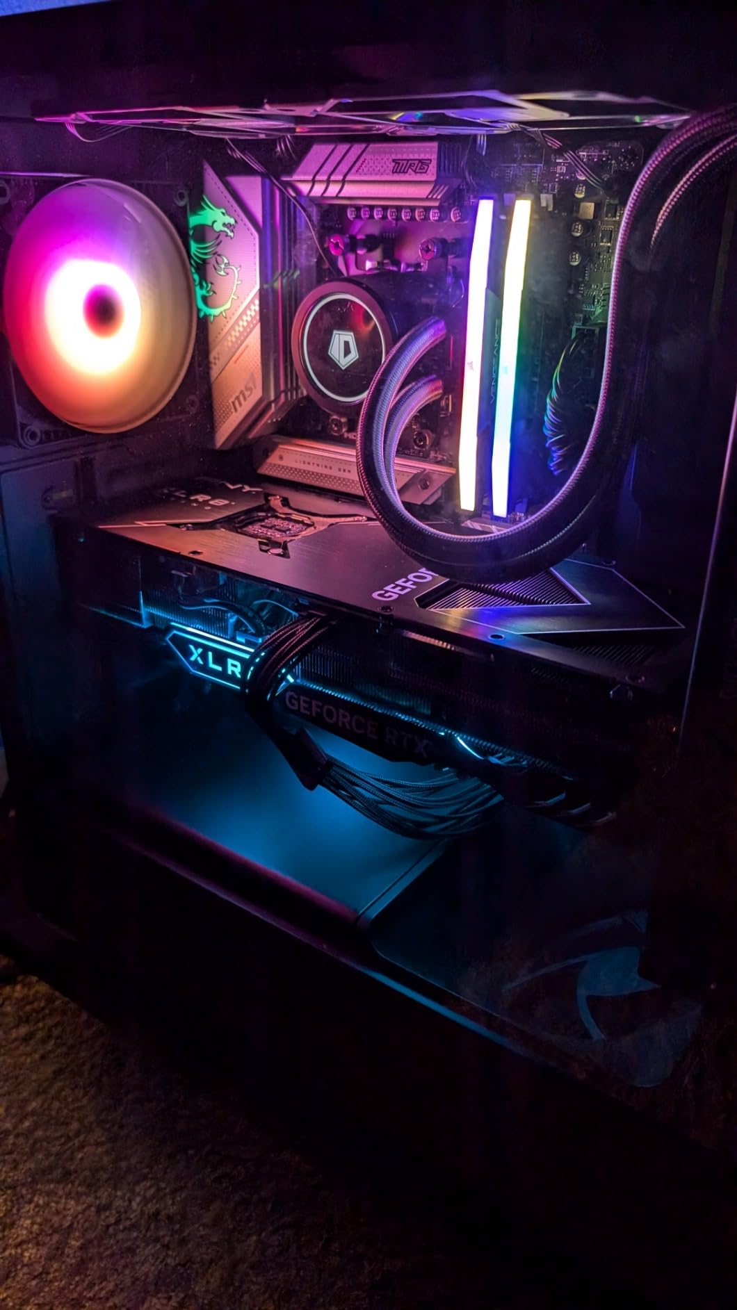 PNY GeForce RTX 4080 Super 16GB XLR8 Gaming Verto Epic-X RGB OC Triple Fan Graphics Card DLSS 3 (ARGB, 256-bit, PCIe 4.0, GDDR6X, HDMI/DisplayPort, 3.5 Slot) customer photo 1