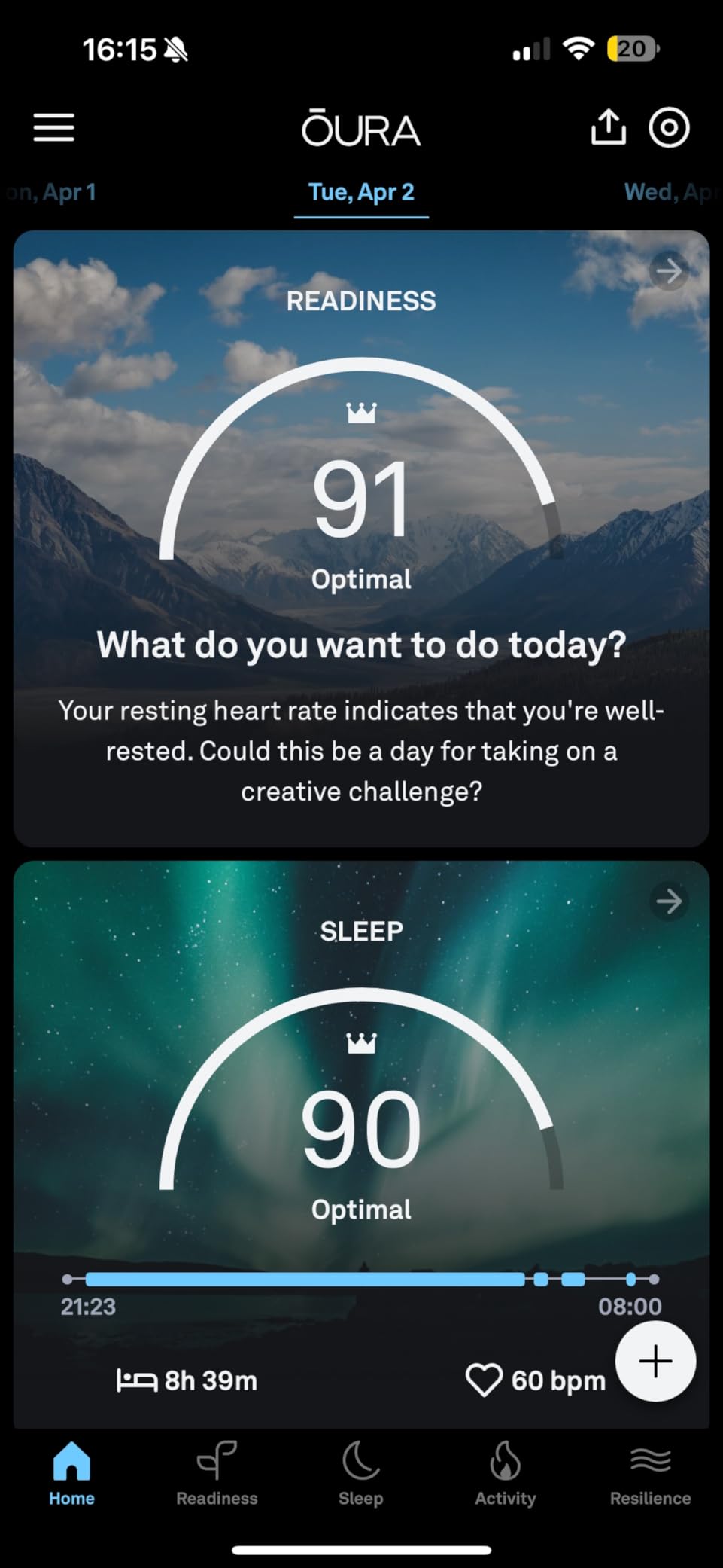 Oura Ring Gen3 Horizon - Silver - Size 11 - Smart Ring - Sleep Tracking Wearable - Heart Rate - Fitness Tracker - 5-7 Days Battery Life customer photo 2