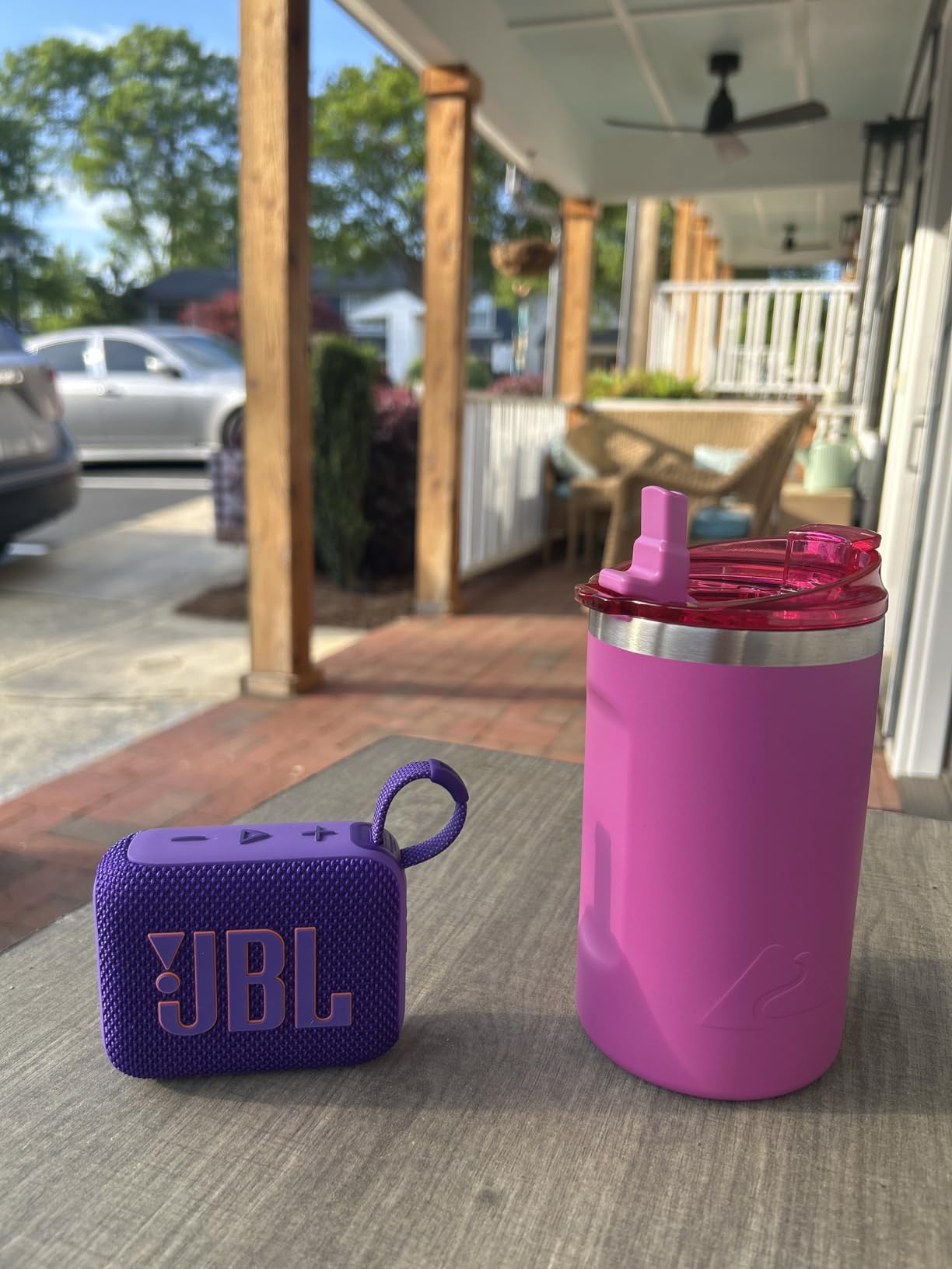 JBL Go 4 - Ultra-Portable, Waterproof and Dustproof Bluetooth Speaker, Big JBL Pro Sound with Punchy bass, 7-Hour Built-in Battery, Made in Part with Recycled Materials customer photo 2