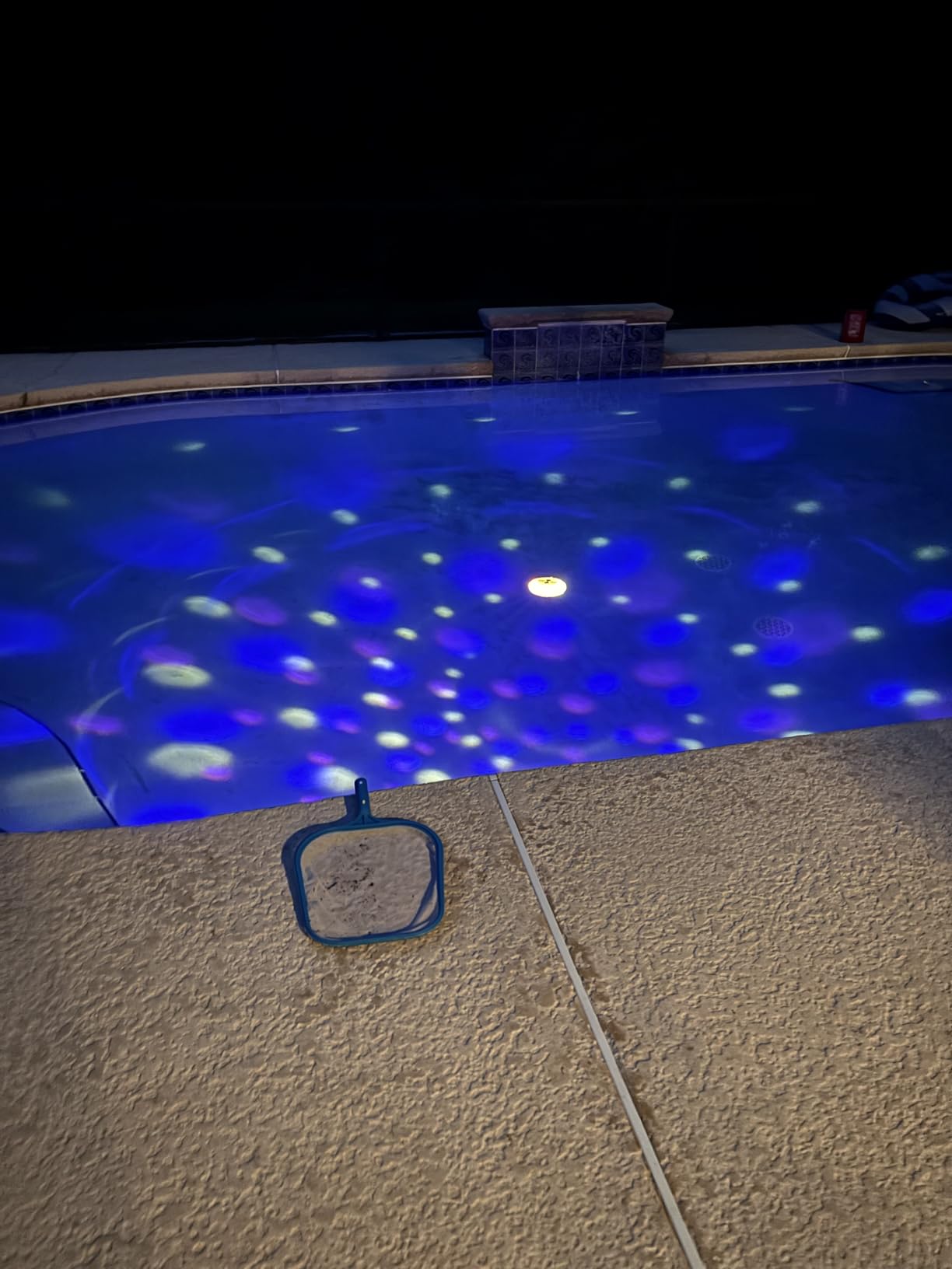 Floating Pool Lights(4 PACK), Pool Lights for Inground Pools with 6 Dynamic Lighting Effects, Rechargeable IP68 Waterproof RGB Upper and Lower Color Changing Pool Lights that Float for Hot Tubs customer photo 1