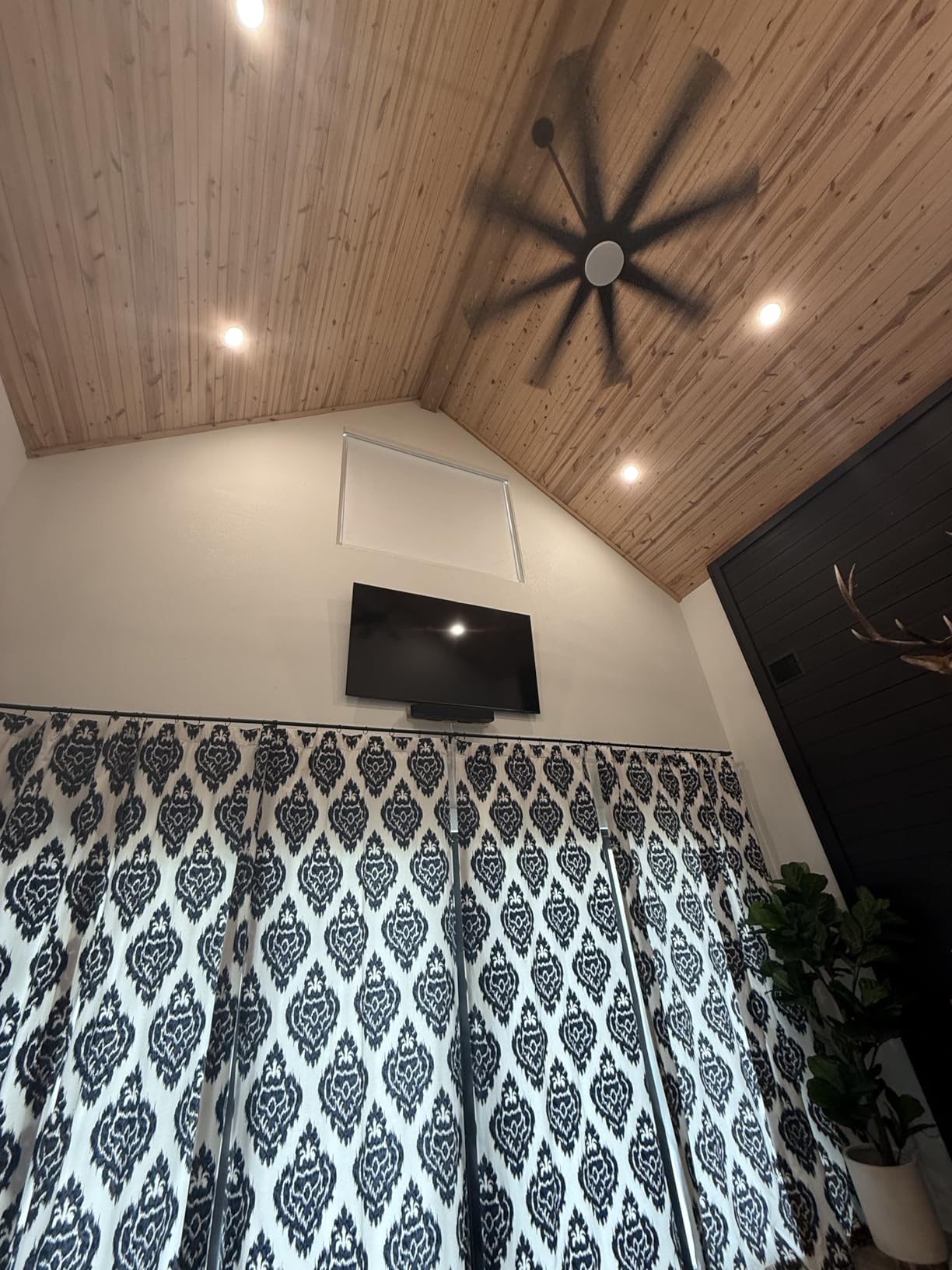Bringnox Motorized Blinds with Remote, 100% Blackout Smart Roller Blinds Compatible with Apple Homekit Google Home and Alexa Via HUB, Customized (Linen Stone-01) customer photo 1
