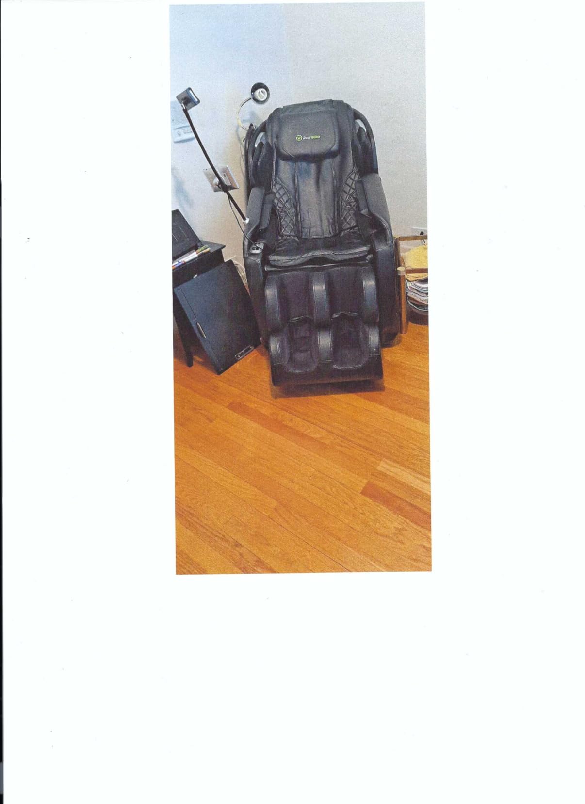 Real Relax Massage Chair Full Body with Unique Phone Controller, Heart and Blood Measurement, Zero Gravity 3D SL-Track Recliner with APP Control, Child Lock, Pause Button, Back Pad, Favor-06 customer photo 1