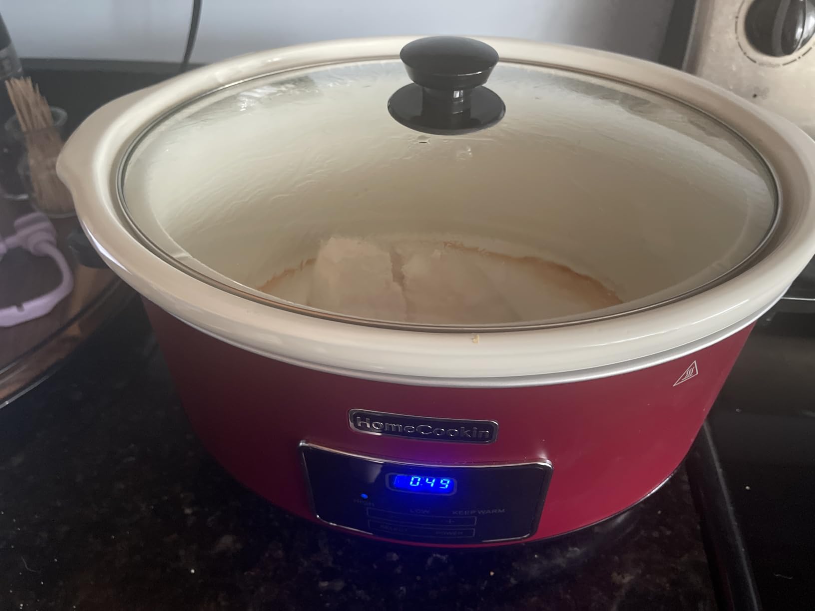 8-Quart Digital Programmable Slow Cooker with Timer - Small Kitchen Appliance for Family Dinners - Serves 10+ People - Heat Settings: Keep Warm, Low and High customer photo 1
