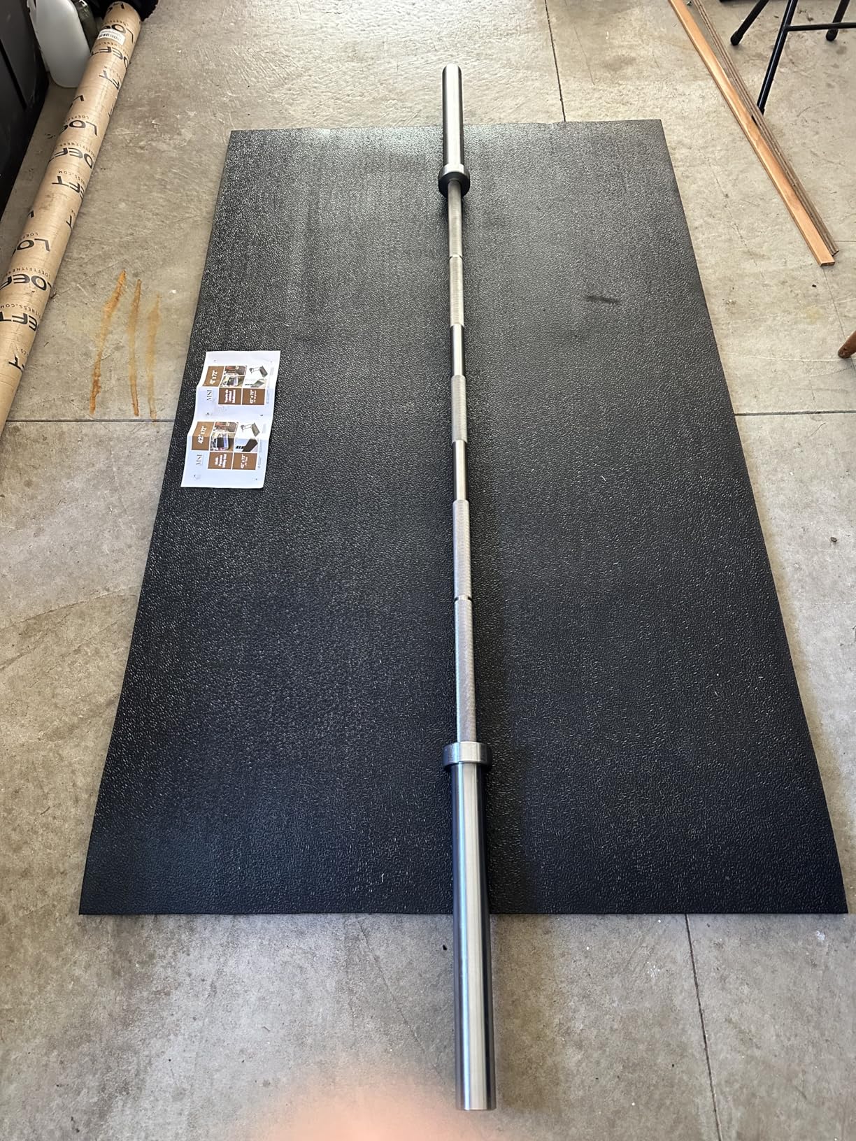 Heavy Duty Horse Stall Mats (20 Pack) - Stable Mats, Durable 3/4 in. Thick Rubber Flooring - Solid Black - 3.5' x 6' Mat for Stables, and More - 42 in. x 72 in. Stall Mat customer photo 2