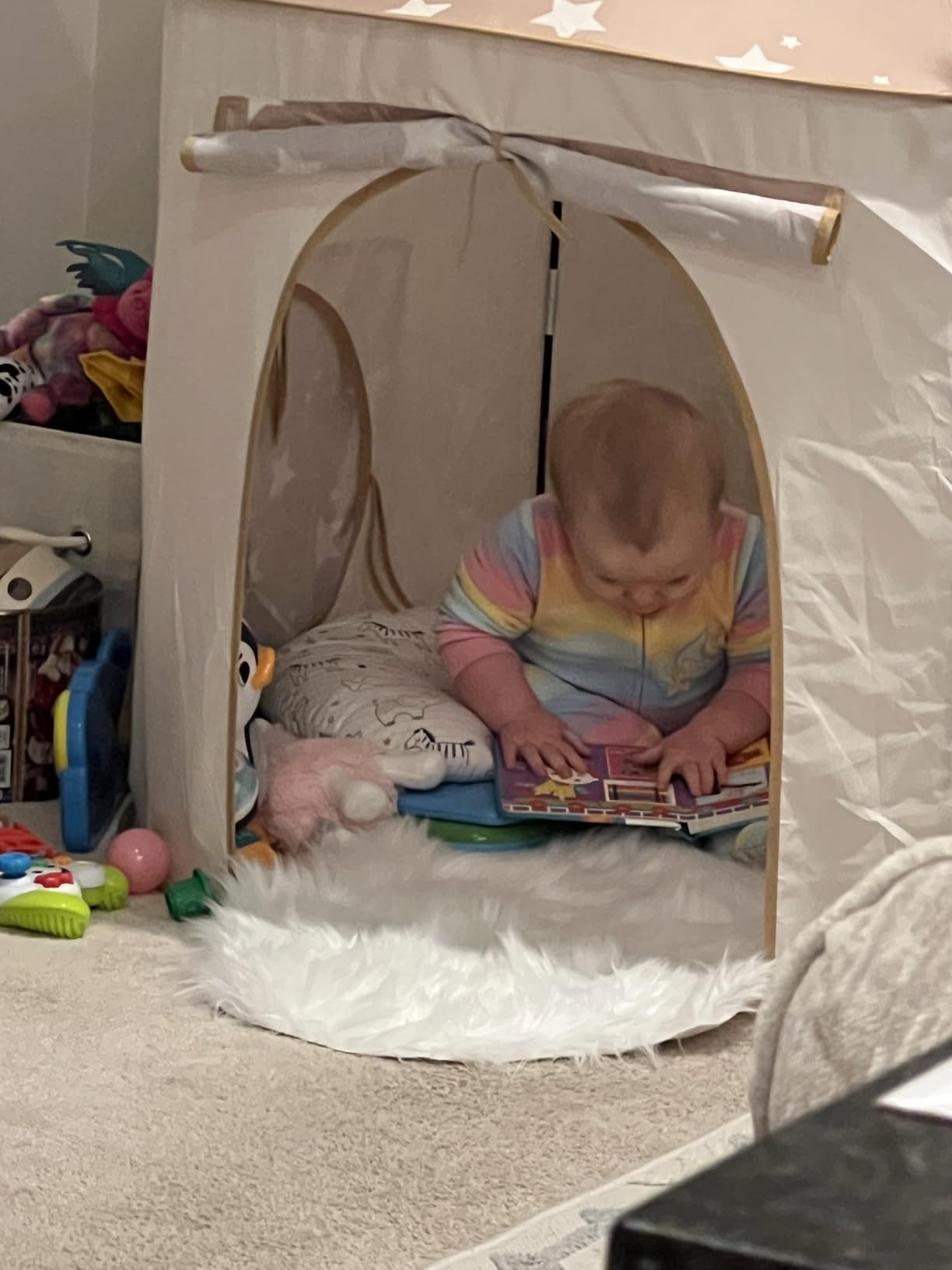 Tiny Land Kids Play Tent with Tunnel, Pop Up Play Tent with Ball Pits for Toddlers, Baby Tent with Carry Bag, Toddler Tents Indoor customer photo 1