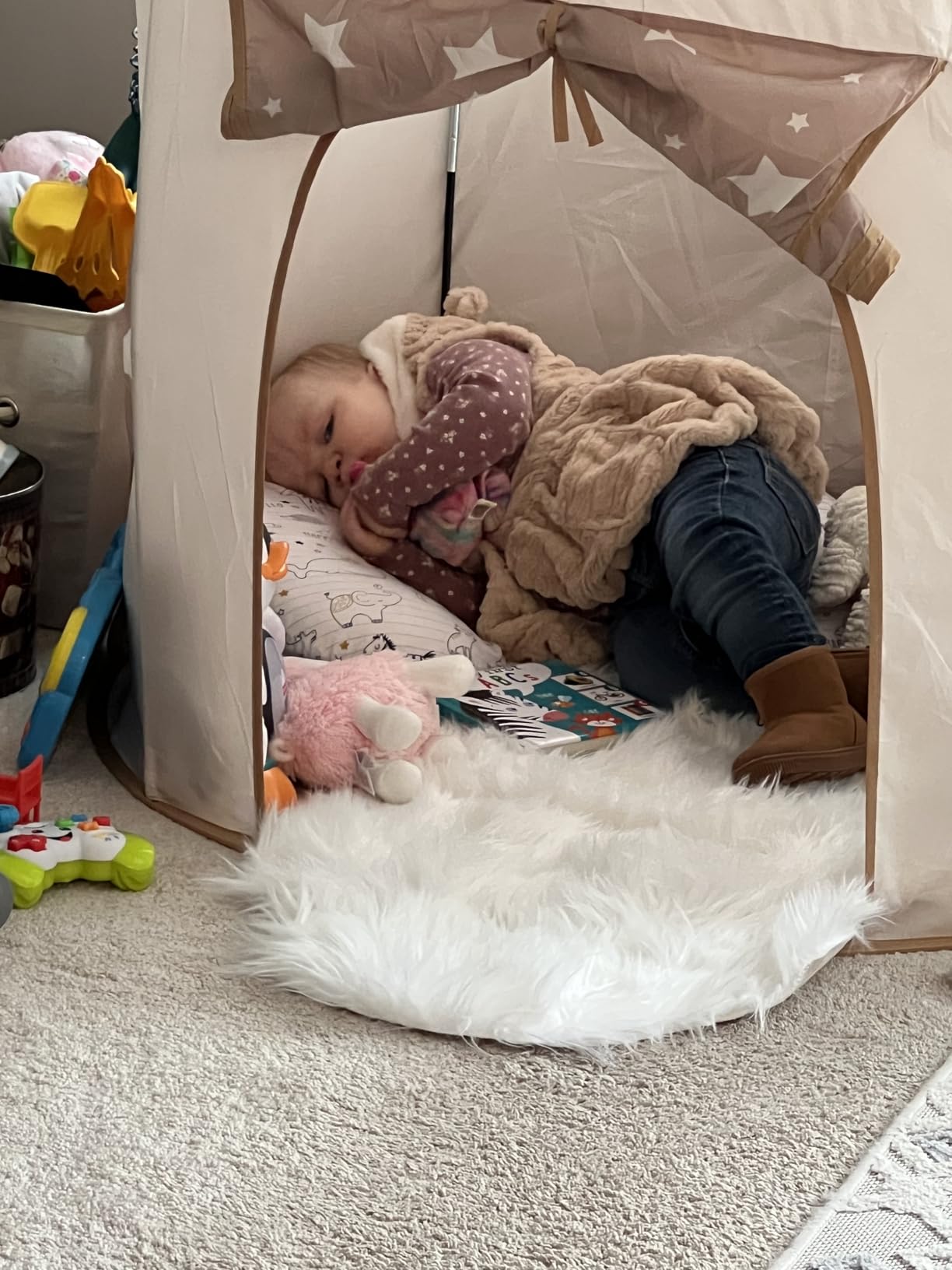 Tiny Land Kids Play Tent with Tunnel, Pop Up Play Tent with Ball Pits for Toddlers, Baby Tent with Carry Bag, Toddler Tents Indoor customer photo 2