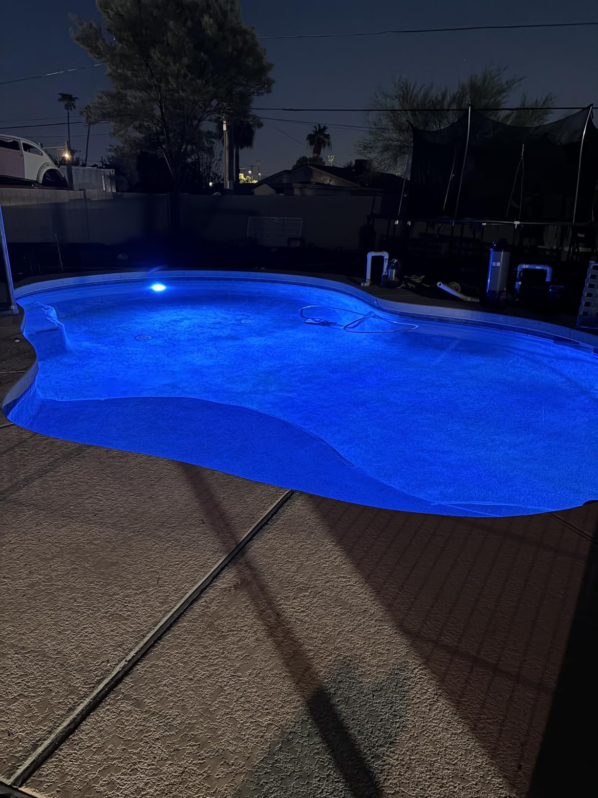 SURAIELEC 12V Smart LED Pool Light, 35W Wi-Fi Inground Light, 10 Inch Color Changing Fixture for Pentair Large Wet Niches, Compatible with Alexa, Google Assistant, 50FT Cord customer photo 1