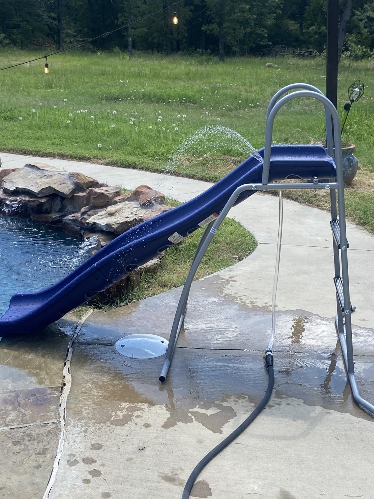 6' Water Wave Slide with 6' Sliding Tarp for Backyard Fun. Easy Assembly, Free Standing Slide with Built in Adjustable Water Sprinkler. customer photo 2