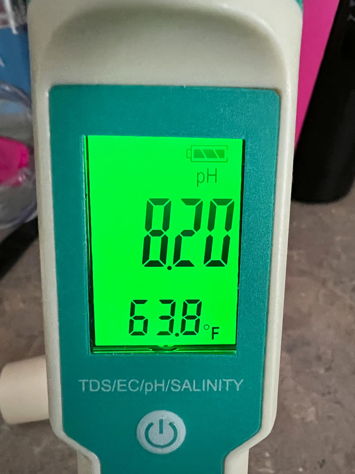 Pool Salt Tester - Multifunctional 5 in 1 Salinity, PH, TDS, EC, and Temperature Meter, Pool Salinity Testing Kit, Digital Salinity Tester for Swimming Pool, Saltwater, Sea Water, Aquarium customer photo 2