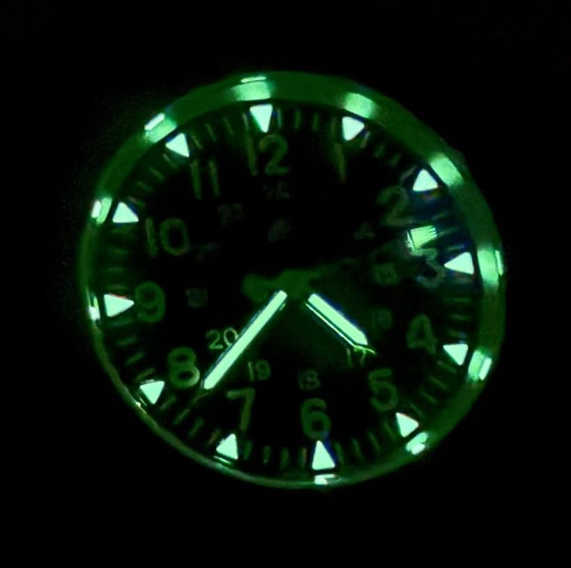 Militado ML05 38mm VH31 Quartz Watch - Domed Sapphire Crystal Field Watch C3 Super Luminous Retro Sweep Wrist Watch for Men 100M Waterproof customer photo 1