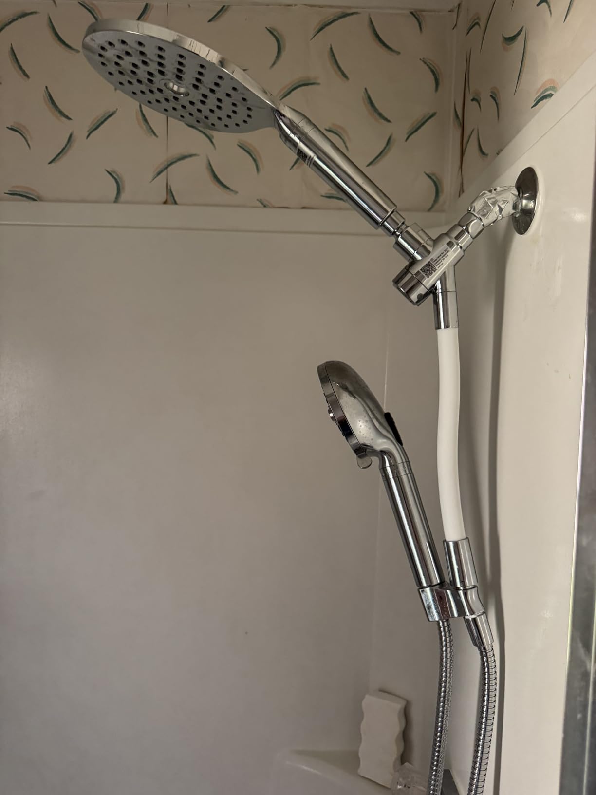 MakeFit Dual Filtered Rain Shower Head Combo, High Pressure Handheld with Adjustable Bar customer photo 2