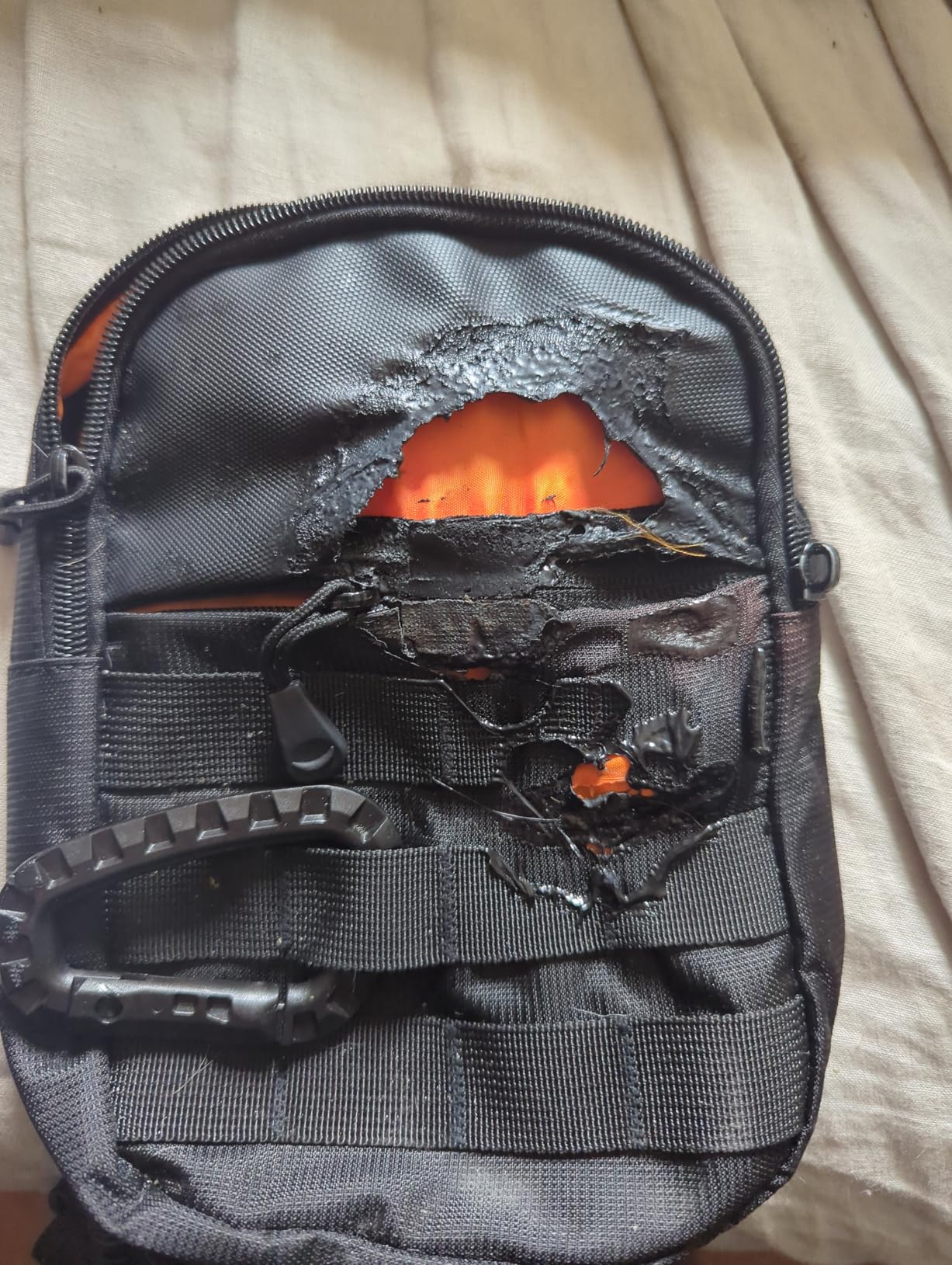 DEYACE Small Sling Bag for Men, Tactical Inspired Waterproof Utility EDC Mini Crossbody Chest Bag for Travel Work Sport customer photo 1