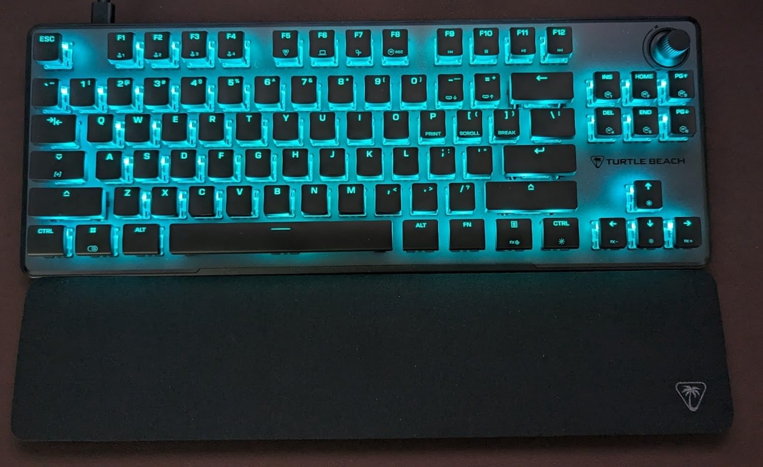 Turtle Beach Vulcan II TKL Pro Magnetic Mechanical RGB Gaming Keyboard - Analog Hall-Effect Switches, Adjustable Actuation, Rapid Trigger, Swappable Keycaps, Tenkeyless Design, Anti-Ghosting - Black customer photo 2
