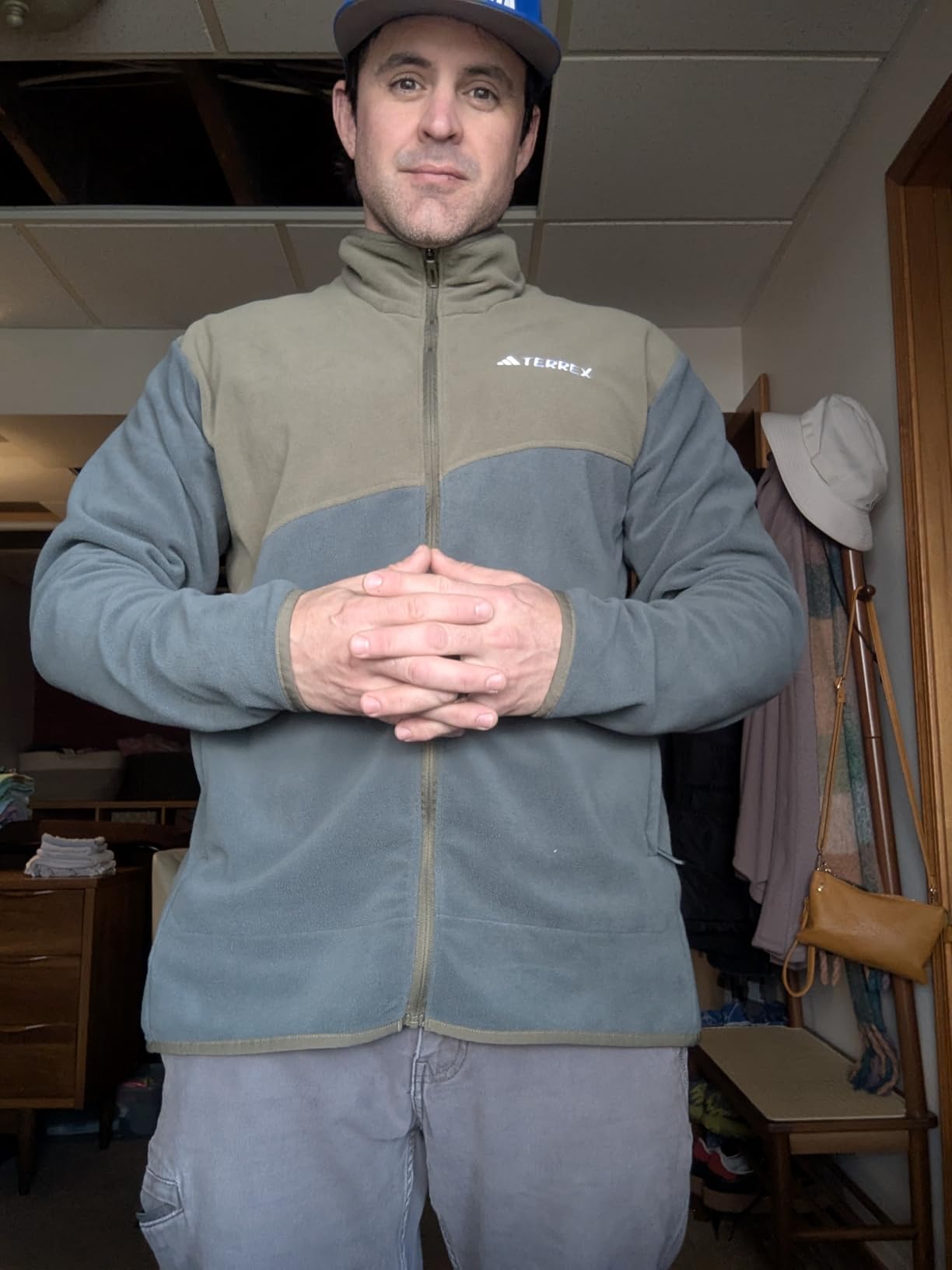 adidas Men's Terrex Multi Full-Zip Fleece Hiking Jacket customer photo 1