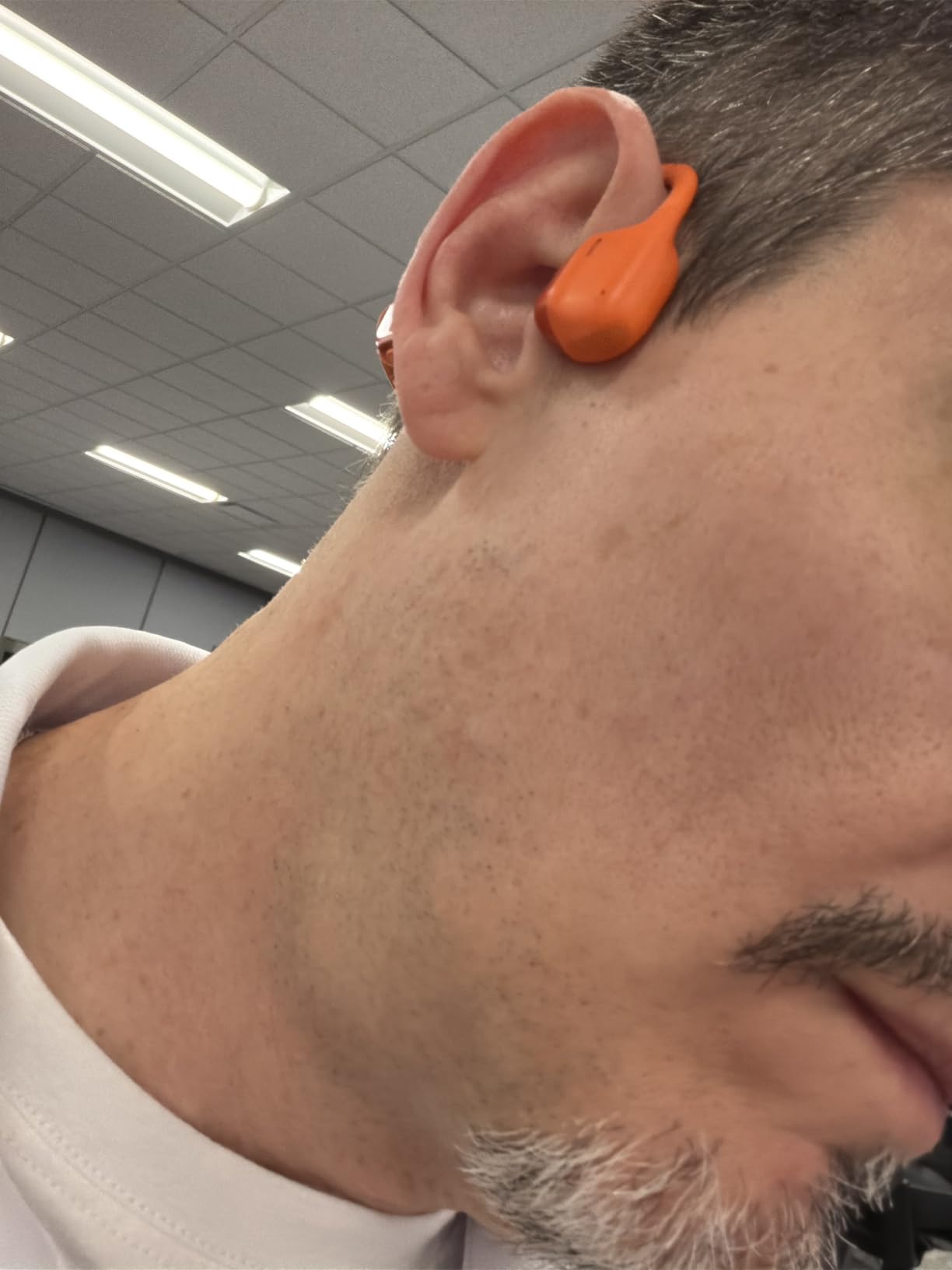 SHOKZ OpenRun Pro 2 - Bone Conduction Headphones, Open-Ear Bluetooth Wireless Sport Earphones for Running, Sweat Resistant, Secure Comfortable Fit, Deep Bass, Smart Mic customer photo 1