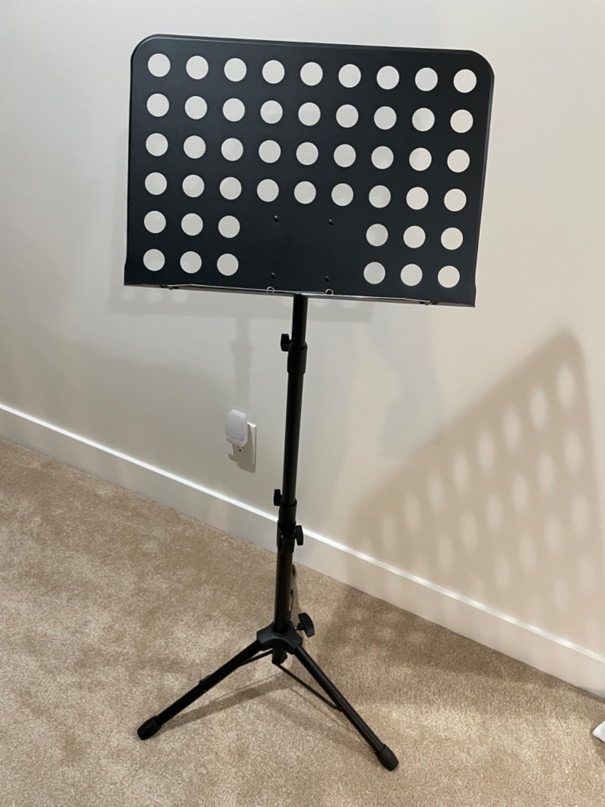 70IN Tall Music Stand for Sheet Music Height-Adjustable with Carrying Bag for Guitar, Violin, Ukulele customer photo 1