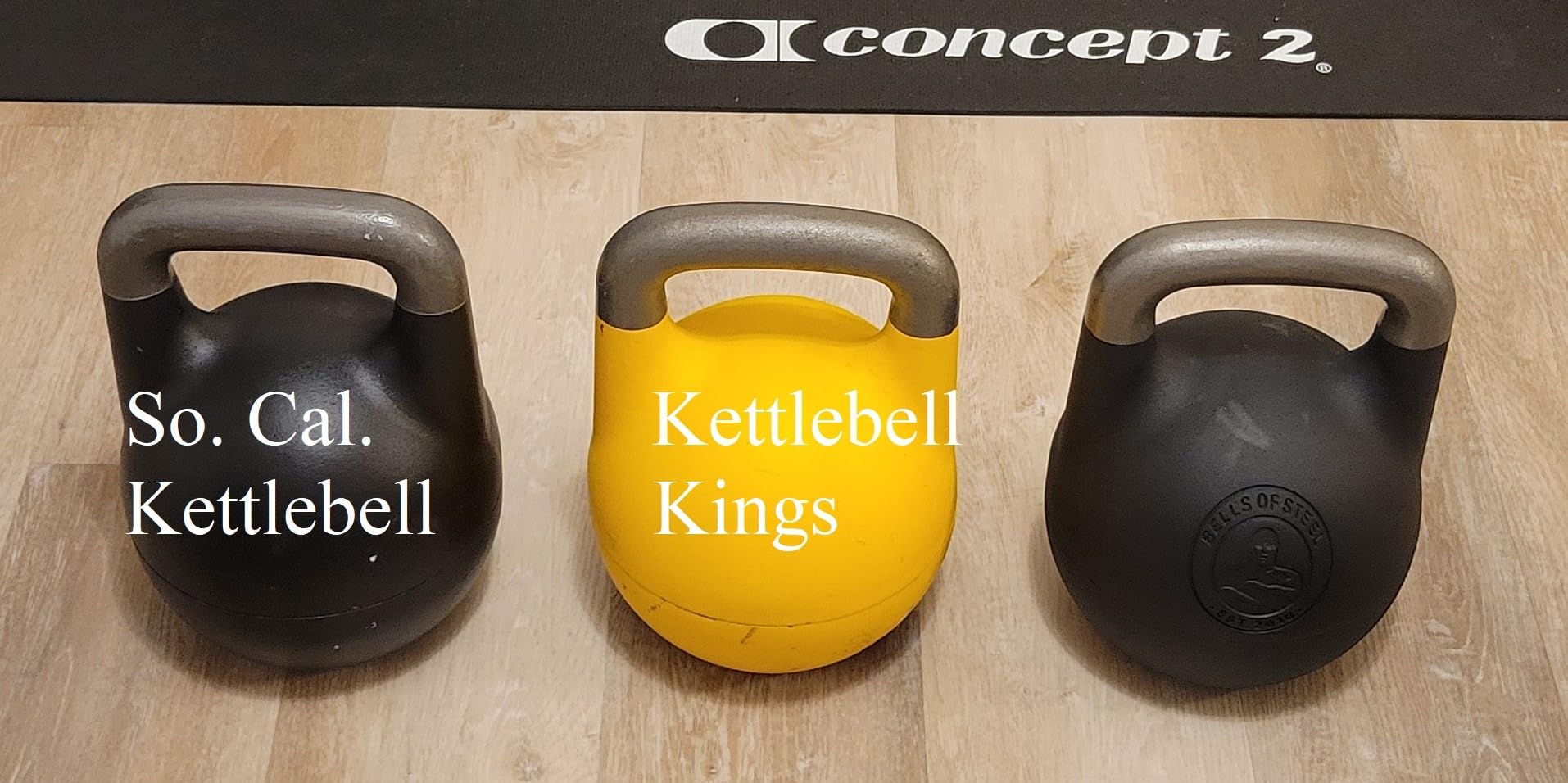 Adjustable Kettlebell Set [Bells of Steel] Kettle Bell Weight Set, Steel Shell, Internally-Loaded, Competition Standard 35mm Handle customer photo 2