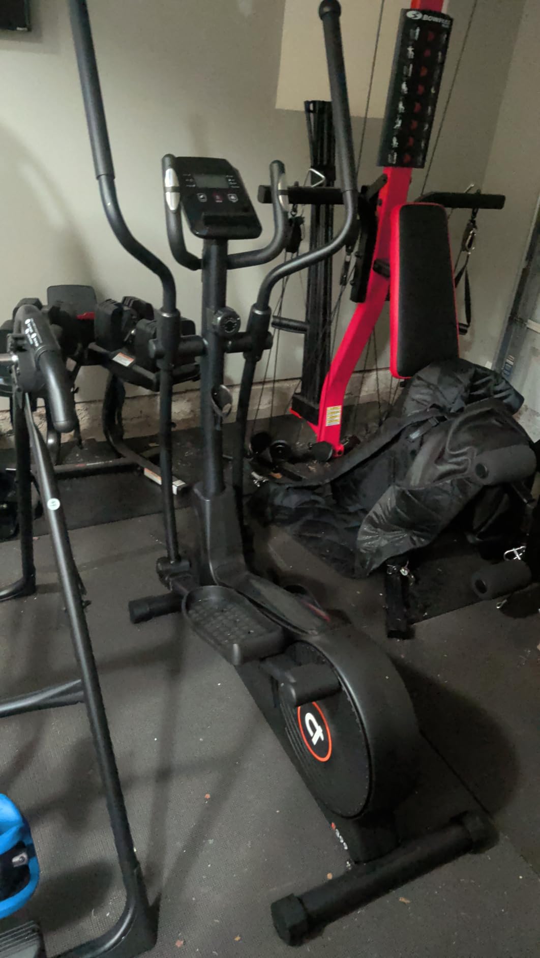 pooboo Elliptical Machine, Elliptical Exercise Machine with 16-Level Resistance & Quiet Magnetic Driving System, Elliptical Machine for Home with LCD Monitor, 15.5-17IN Stride, 350LBS Weight Capacity customer photo 1