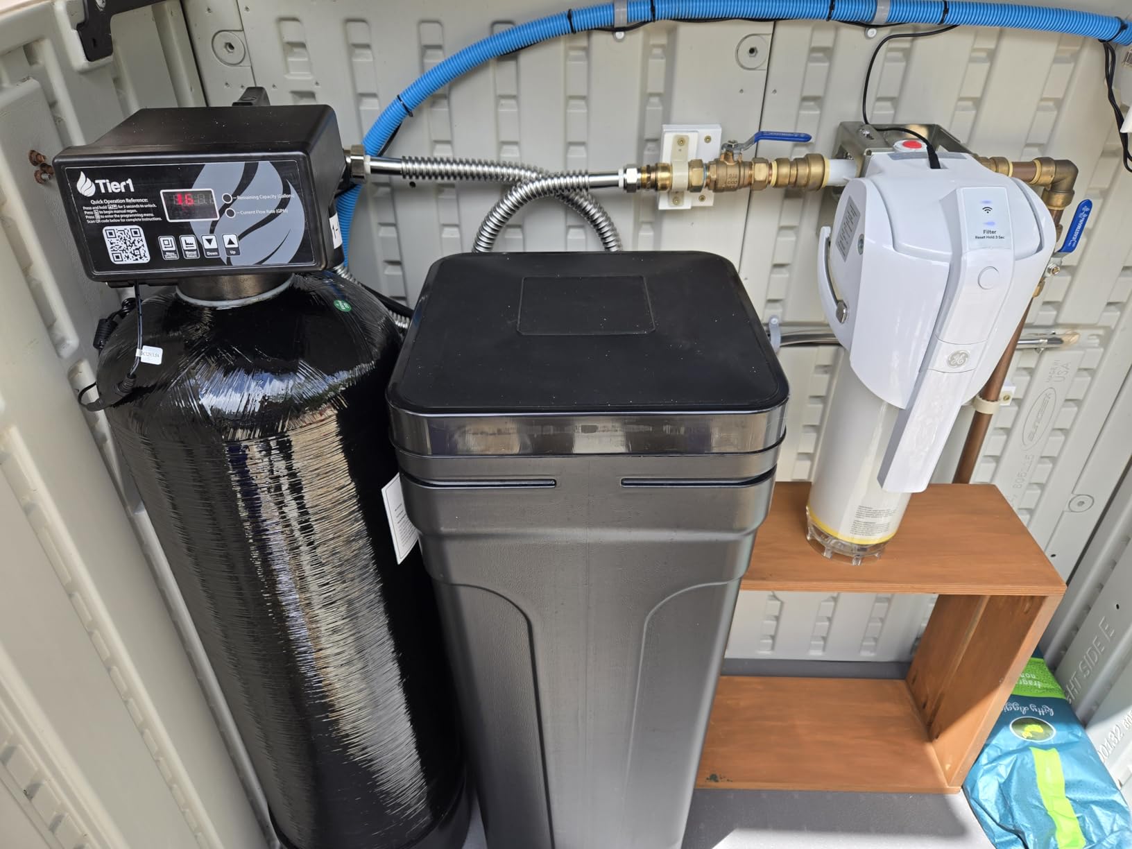 Tier1 Whole House Water Softener System 32,000 Grain Capacity | Compact High Efficiency Design with Ceramic Control Valve | Preloaded 1 Cubic Foot Resin Tank | Home Filtration System customer photo 1