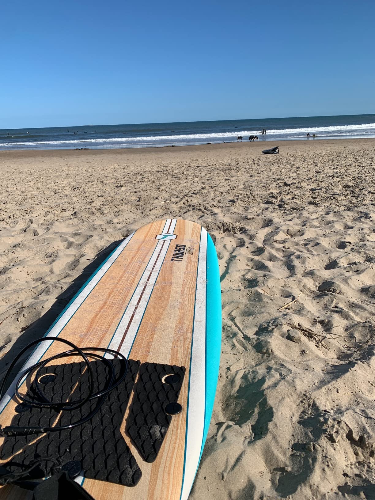 Thurso Surf 8ft Soft Top Foam Beginner Surfboard for Adults and Kids Perfect Longboard for Surfing customer photo 1