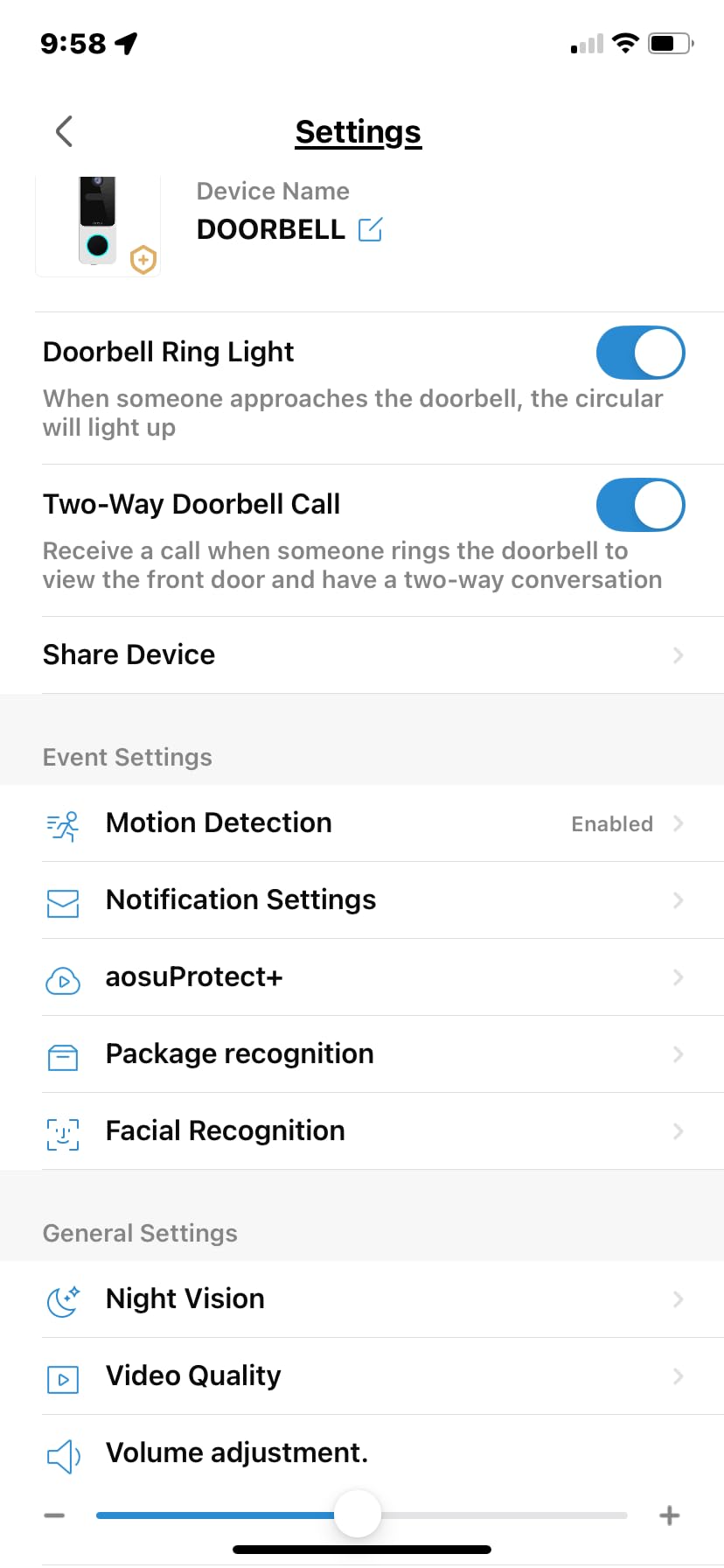 aosu Doorbell Camera Wireless- Head-to-Toe View, 2.4GHz WiFi Video Doorbell with Chime, Support Local Storage,Smart Human Detection, Works with Alexa &Google Assistant customer photo 1