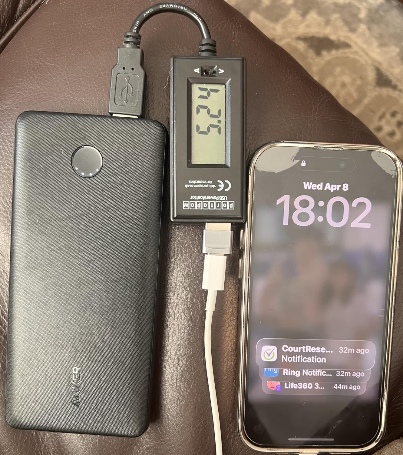 Anker Power Bank(PowerCore 10K), Compact Travel-Ready 10,000mAh Battery Pack with PowerIQ Charging Technology, 5V/3A High-Speed Charging for iPhone, iPad,and More (1, Black) customer photo 1