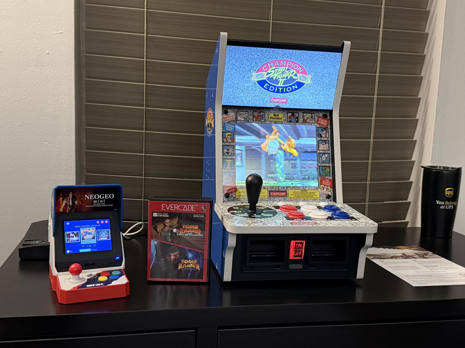 Evercade Alpha Street Fighter Bartop Arcade - Pre-assembled with Competition-Grade Arcade Controls + 8 inch High-Resolution IPS Screen customer photo 2