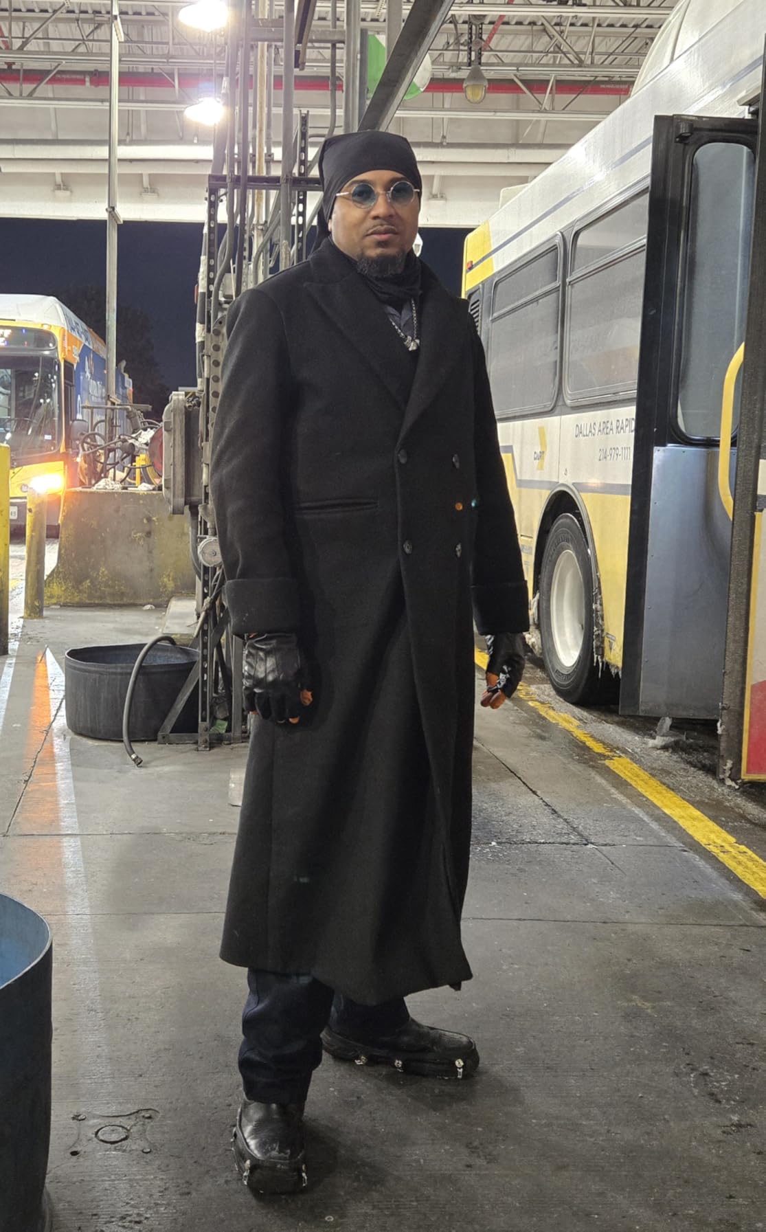 Mens Full Length Trench Coat Notched Lapel Long Jacket Double Breasted Classic Winter Overcoat customer photo 1