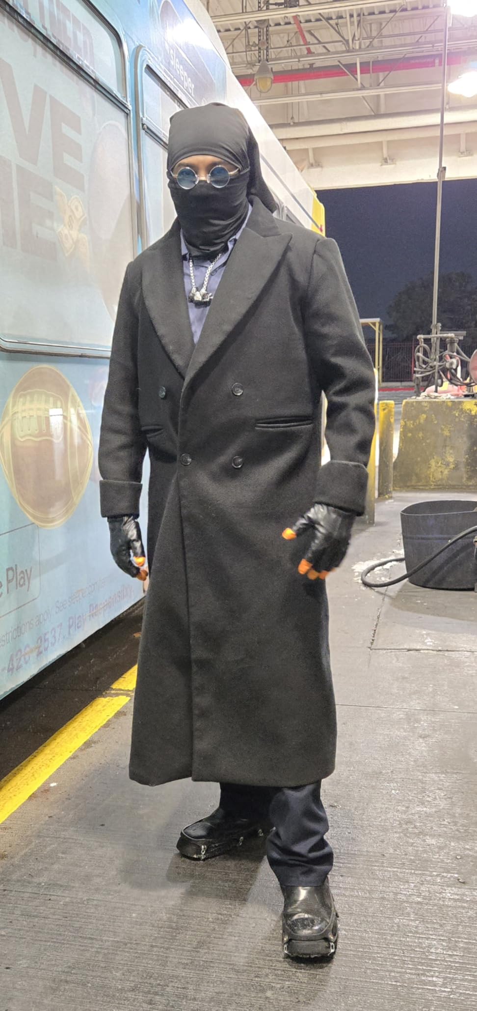 Mens Full Length Trench Coat Notched Lapel Long Jacket Double Breasted Classic Winter Overcoat customer photo 2