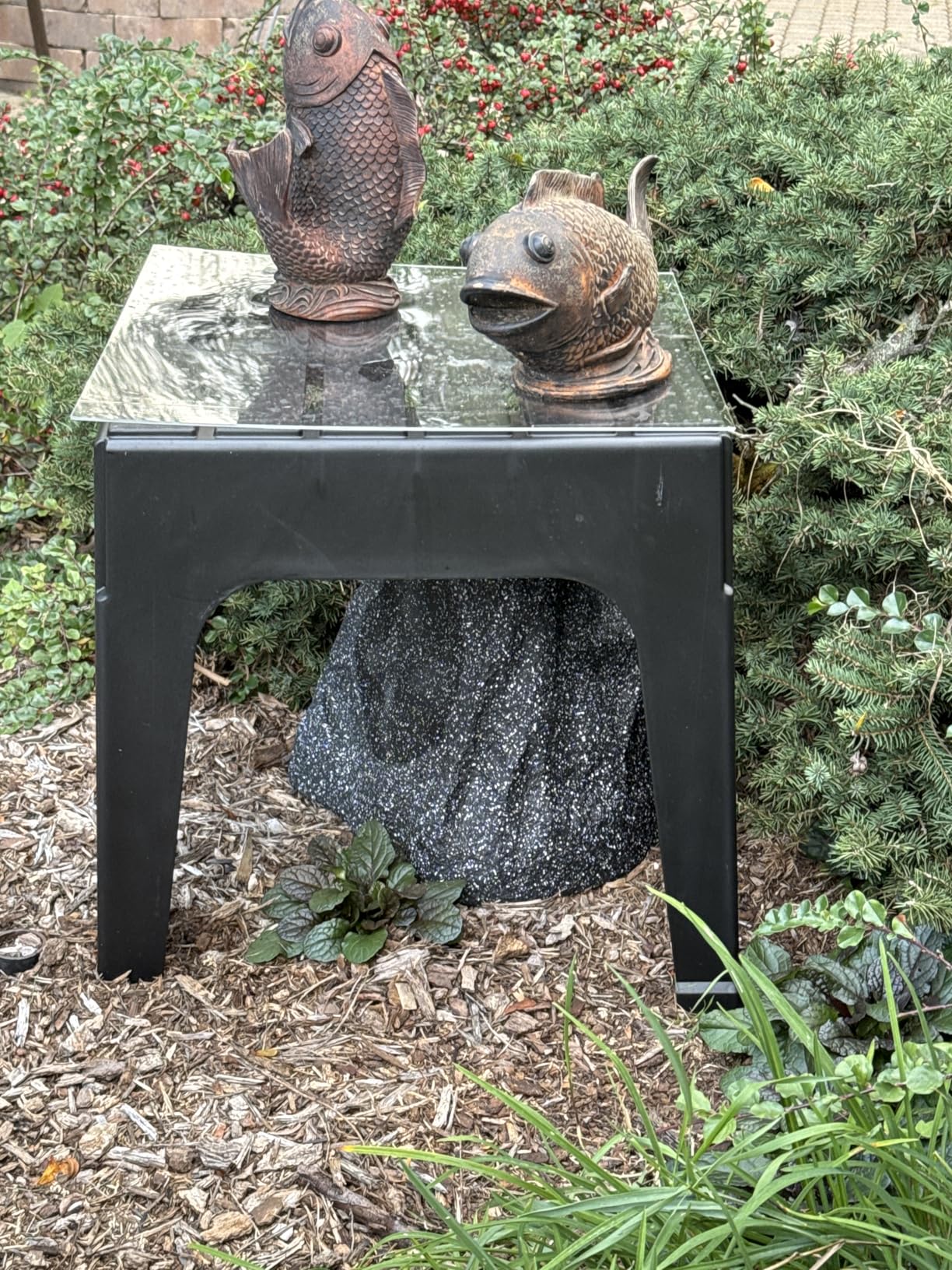 STUDIOFINIX Outdoor Rock Speakers Waterproof, 600 Watt 8 Inch Superior Timbre IPX7 Weatherproof Design for Garden, Patio, Pool, Deck, BBQ (Pair) customer photo 1