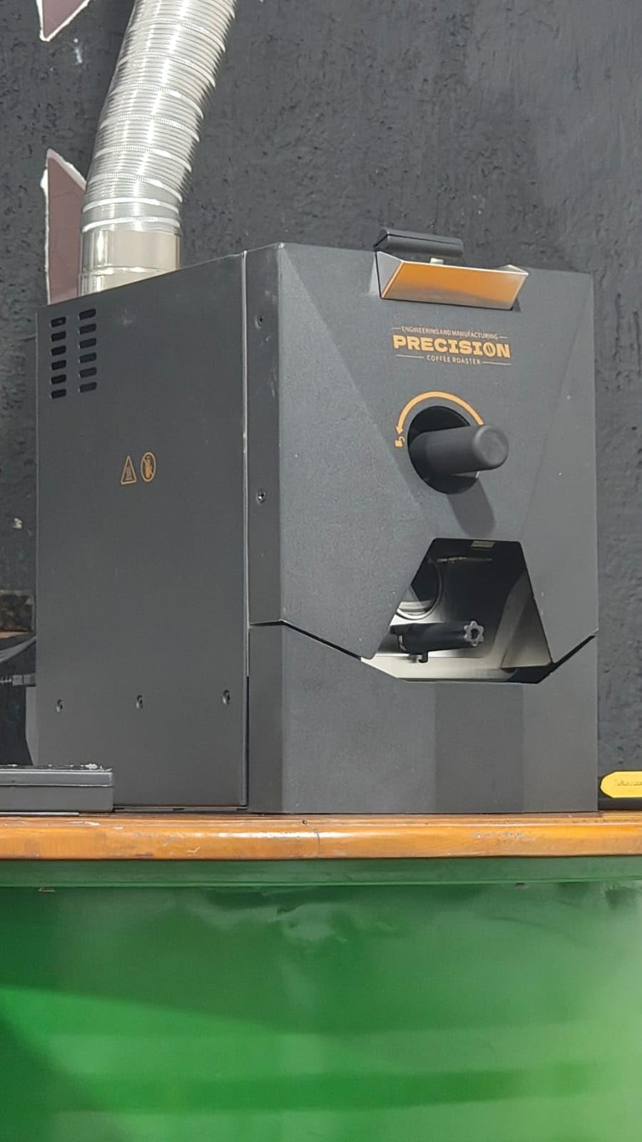 1Pound Electric Coffee Roaster for Home Use, Automatic Roasting And Easy Operation, With A Smoke Filter, 2 Chimney Tube, And Chaff Collector customer photo 2
