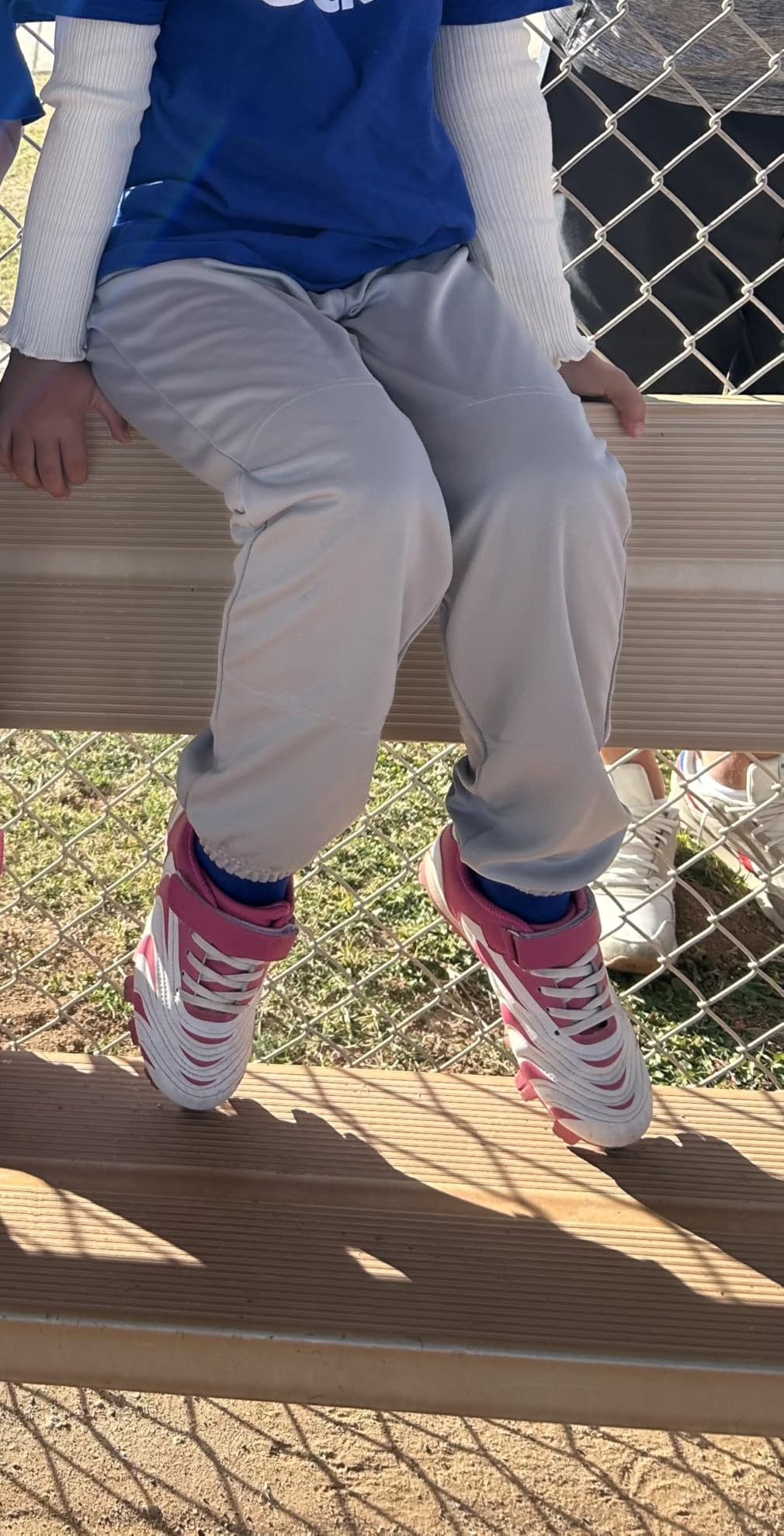 Unisex-Child Baseball Cleats Kids Softball Shoes for Boys Girls Rubber Molded Little Children Big Youth Sneakers Easy to Wear Sports Footwear customer photo 1