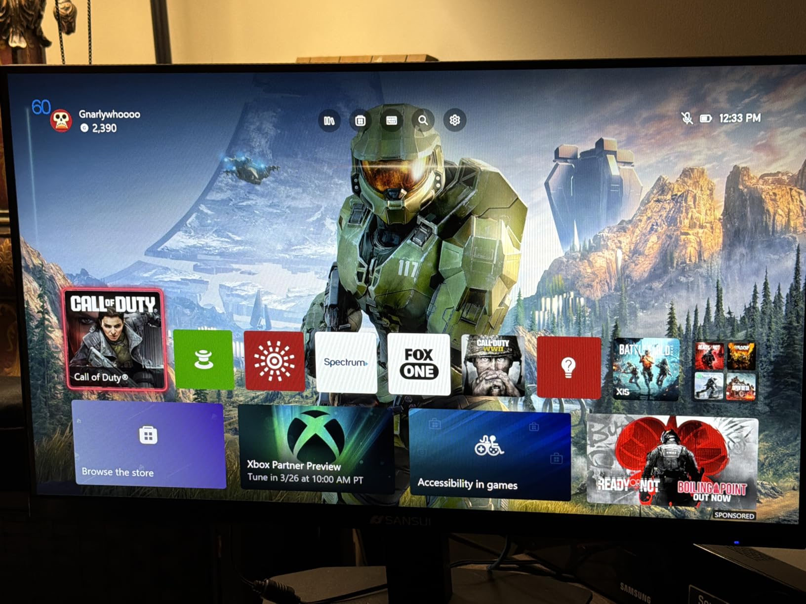 SANSUI 24 Inch Gaming Monitor 200Hz 1Ms FreeSync HDR 110% sRGB FHD 1080P Computer Monitor HDMI DP Ports Eye Care Frameless VESA Mount Cable Management (ES-G24F4L HDMI Cable Included) customer photo 2