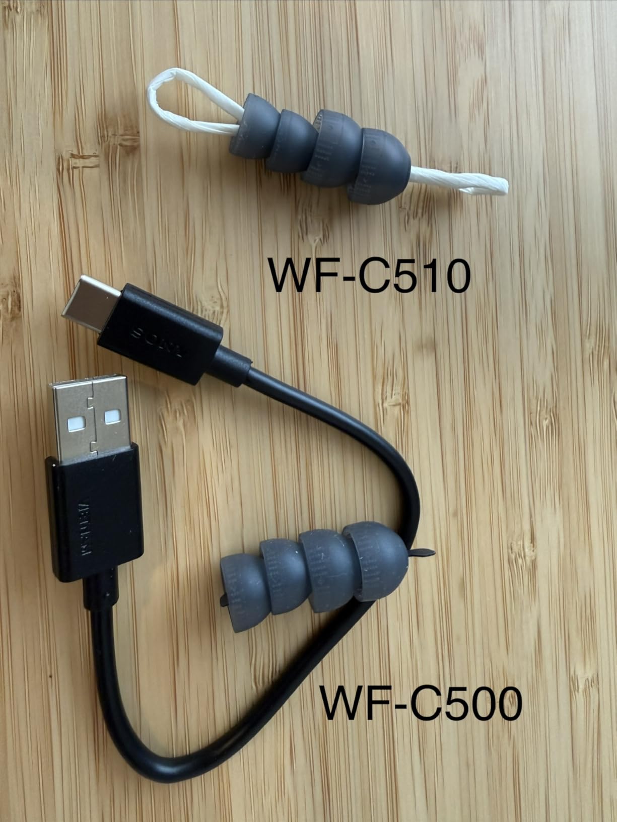 Sony WF-C510 Truly Wireless in-Ear Bluetooth Earbud Headphones with up to 22-Hour Battery, Multipoint-Connection, Mic and IPX4 Water Resistance, Black- NEW customer photo 2