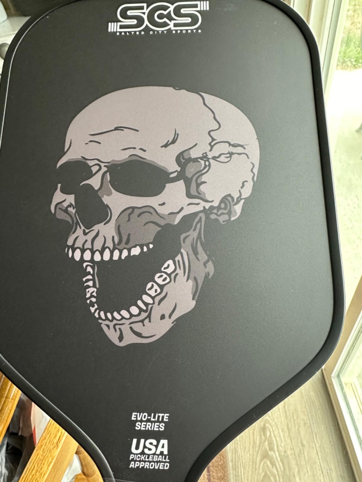 SCS Carbon Fiber Pickleball Paddle - USAPA Approved 2024 - Lightweight, Enhanced Spin, Sure-Grip Handle - Evo-Lite Series for Intermediate Players customer photo 1