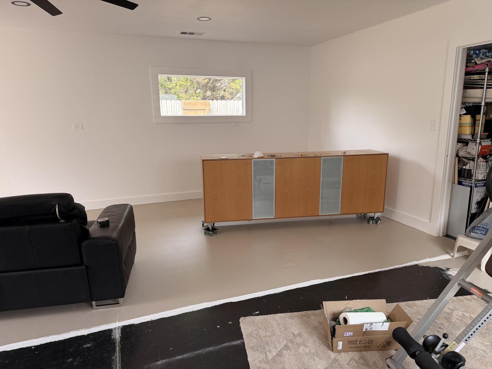 NEST EASY Heavy Duty Furniture Dolly 360° Rotating 5 Wheels, Alloy Steel Furniture Movers Up to 3000 lbs/1360 Kg Load Capacity with Measure Tape and Leveler (5.3x5.3 in) customer photo 2