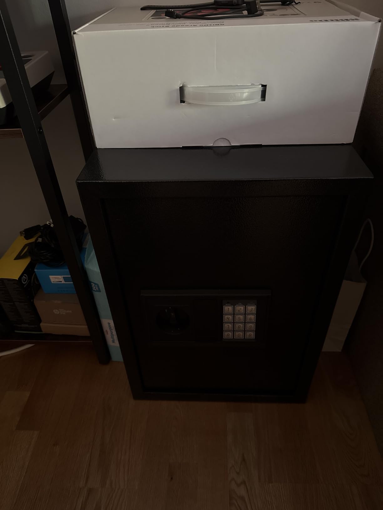 Large Home Safe 3.3 Cuft, Digital Security Safe Box with Smart Alarm System, Wall and Floor Mount Anti-Theft Safe, Removable Shelf and Mute Mode customer photo 1