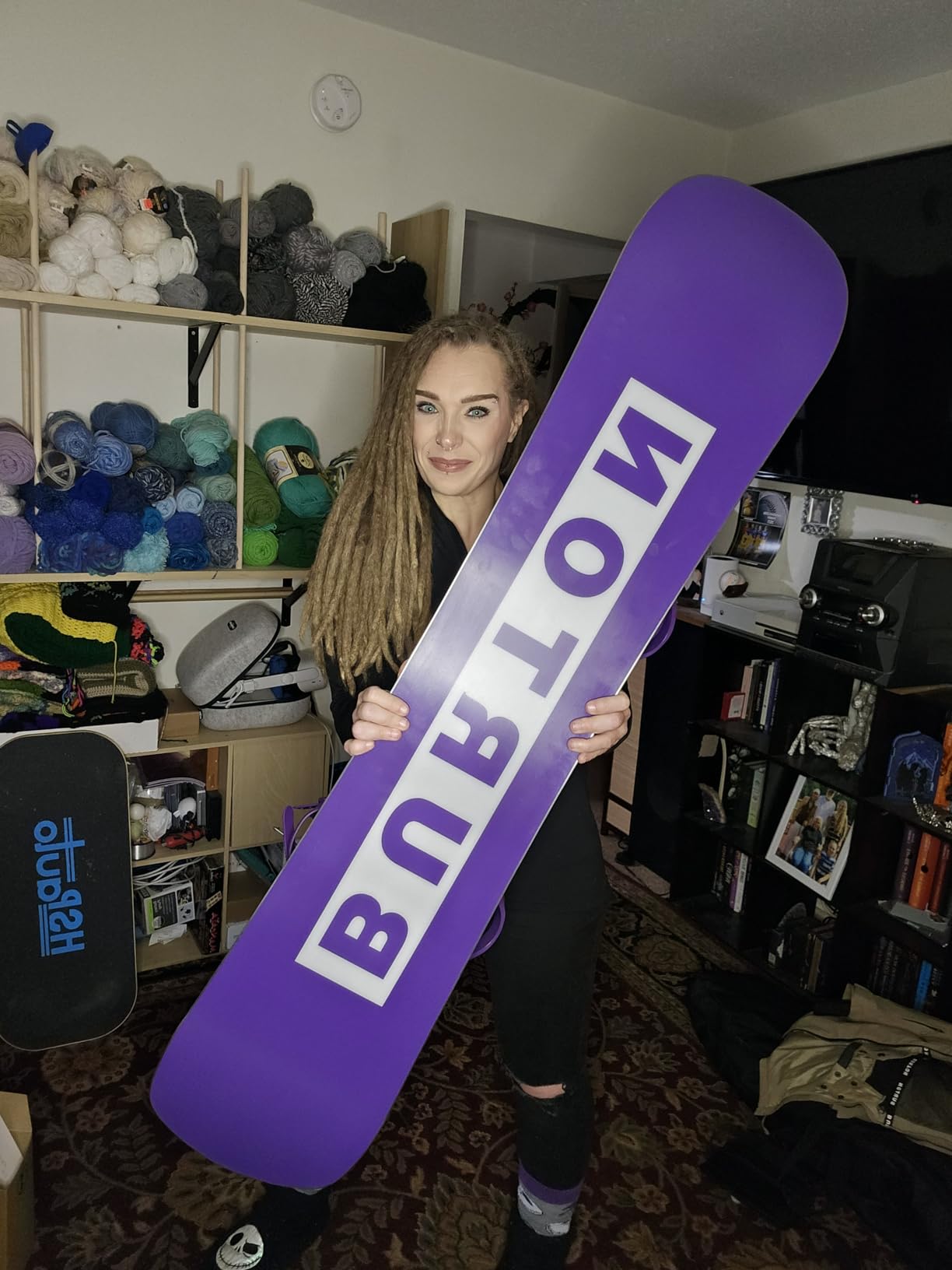 Women's Burton Hideaway Rocker Snowboard - Beginner-Friendly Women's Board customer photo 1