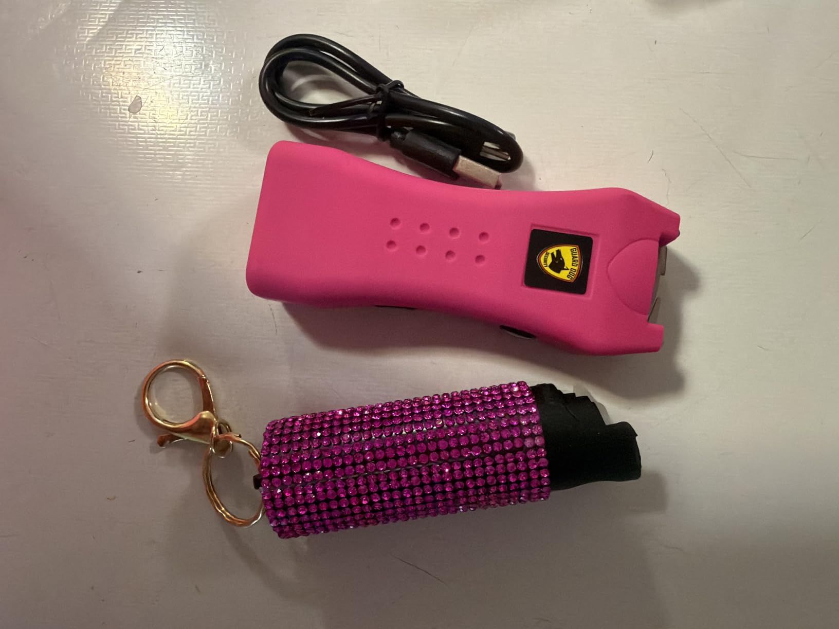 Guard Dog Security Pepper Spray and Stun Gun Flashlight, Rechargeable, Self-Defense Keychain for Women, Pepper Spray Stun Gun Combo, Personal Security Value Set, Rechargeable Flashlight customer photo 1
