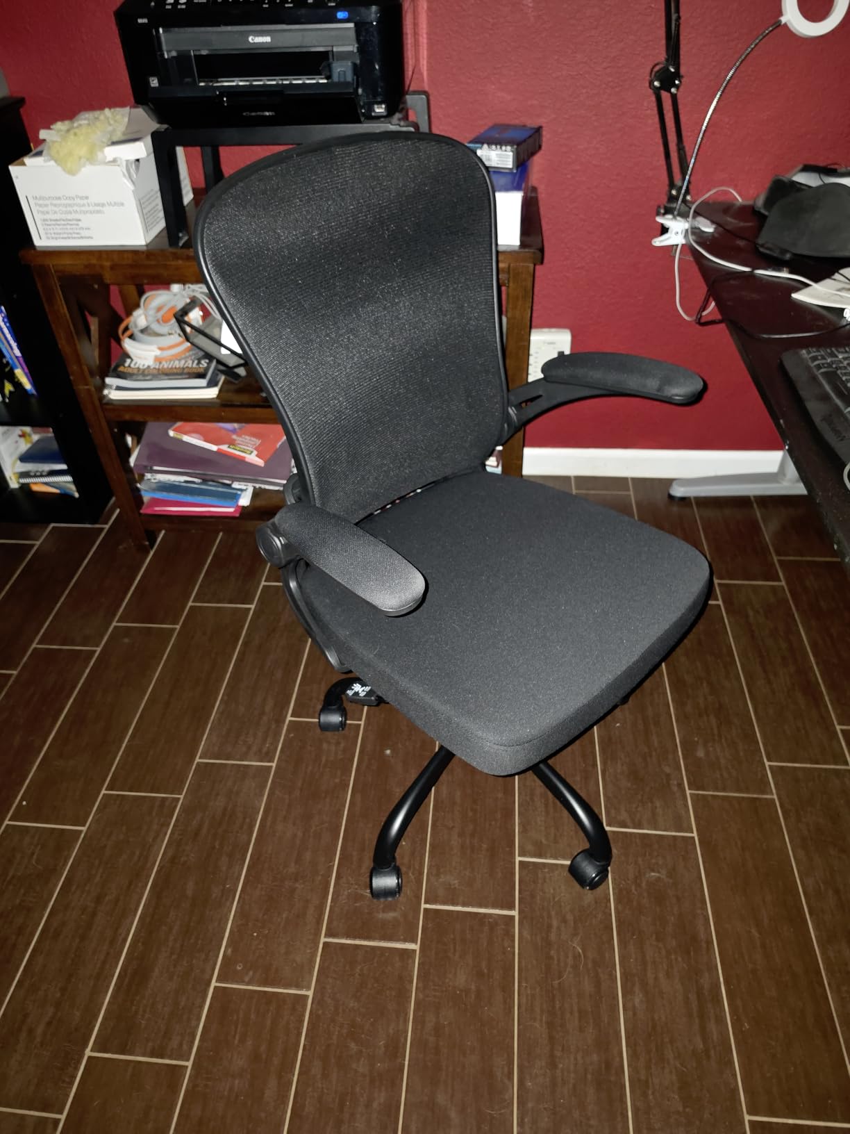 Office Chair Ergonomic Desk Chair - 330LBS Capacity High Back Mesh Computer Chair with Flip-up Armrests & Adjustable Lumbar Support customer photo 1