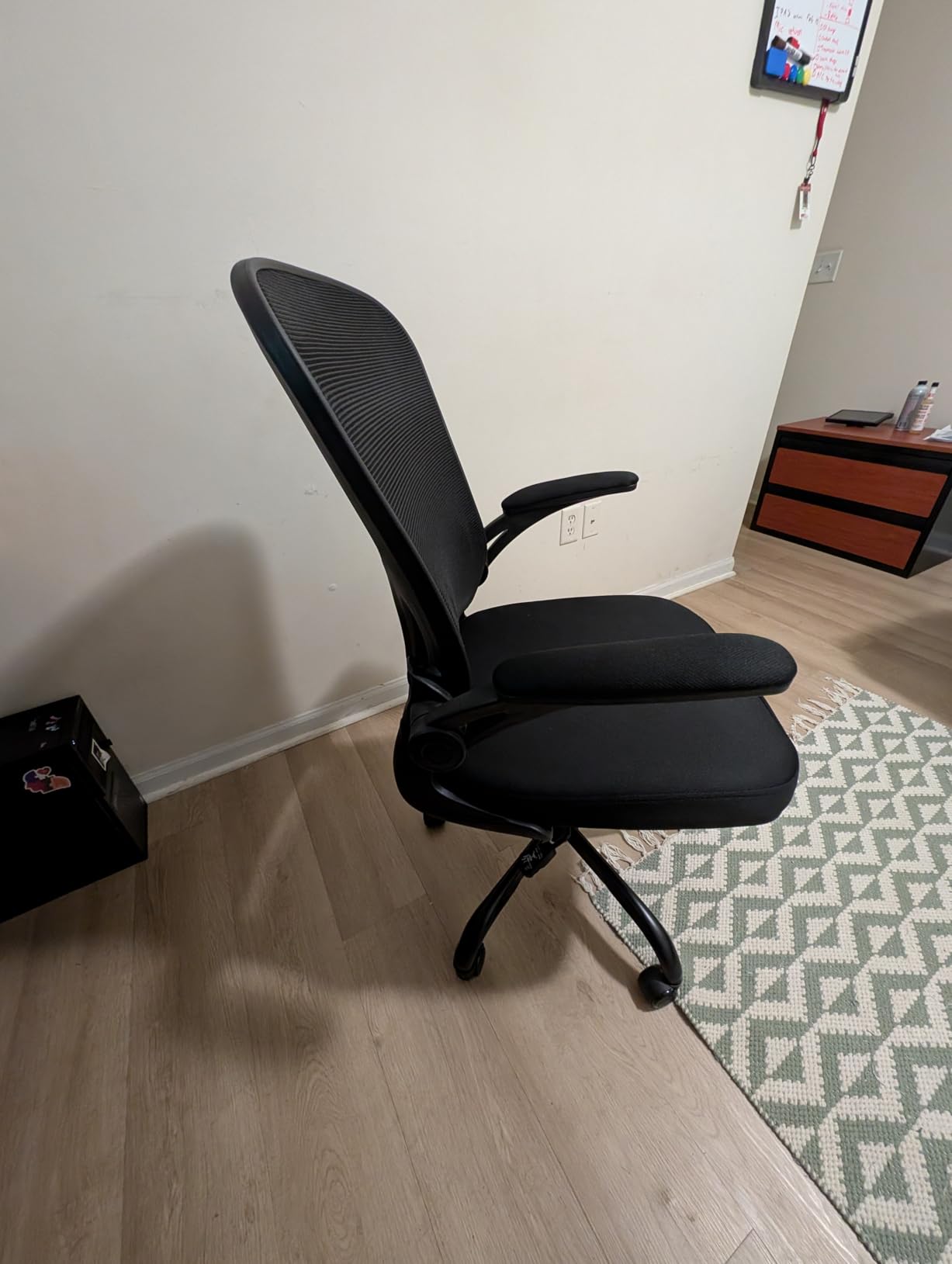 Office Chair Ergonomic Desk Chair - 330LBS Capacity High Back Mesh Computer Chair with Flip-up Armrests & Adjustable Lumbar Support customer photo 2