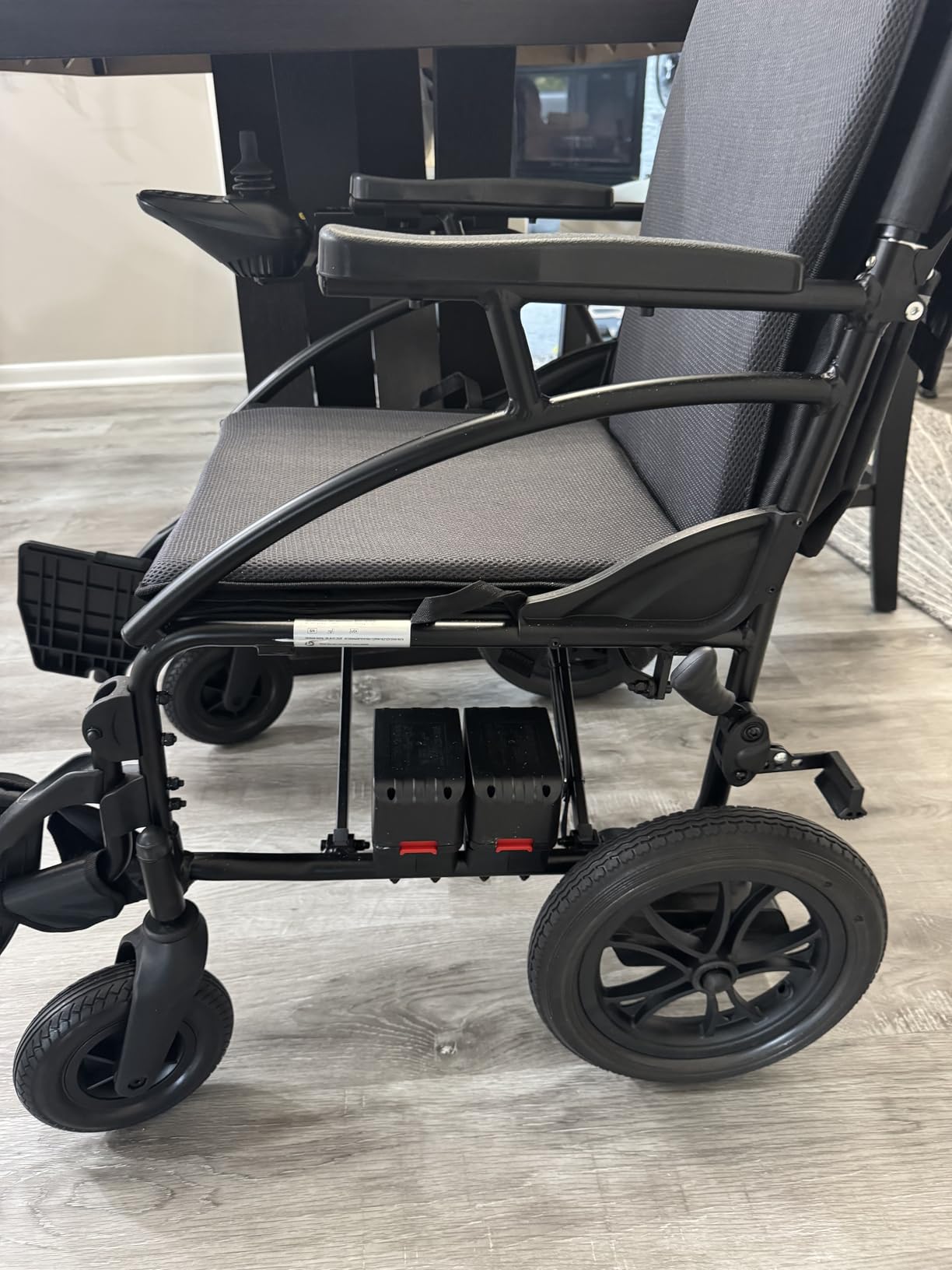 SLF30 Electric Wheelchair, Foldable Durable Motorized Wheelchairs for Adults with 19 Inch Seat and Supports Up to 300 lbs Airline Approved (36 Lbs, Grey) customer photo 1